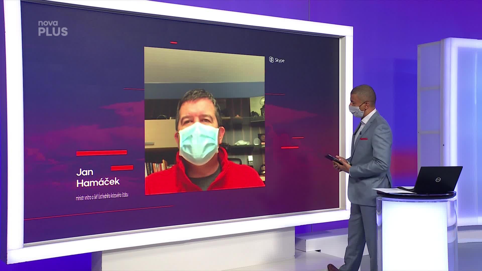 Bonusové reportáže 2020 Nova je s vámi - reportáž - Hamáček B088456
