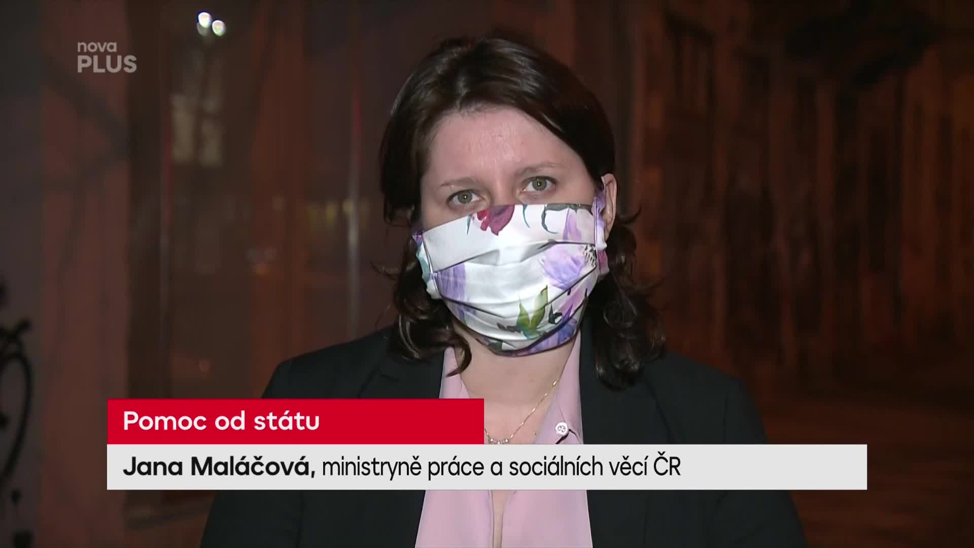 Bonusové reportáže 2020 Korona special - behind the scenes - Jana Maláčová B088399