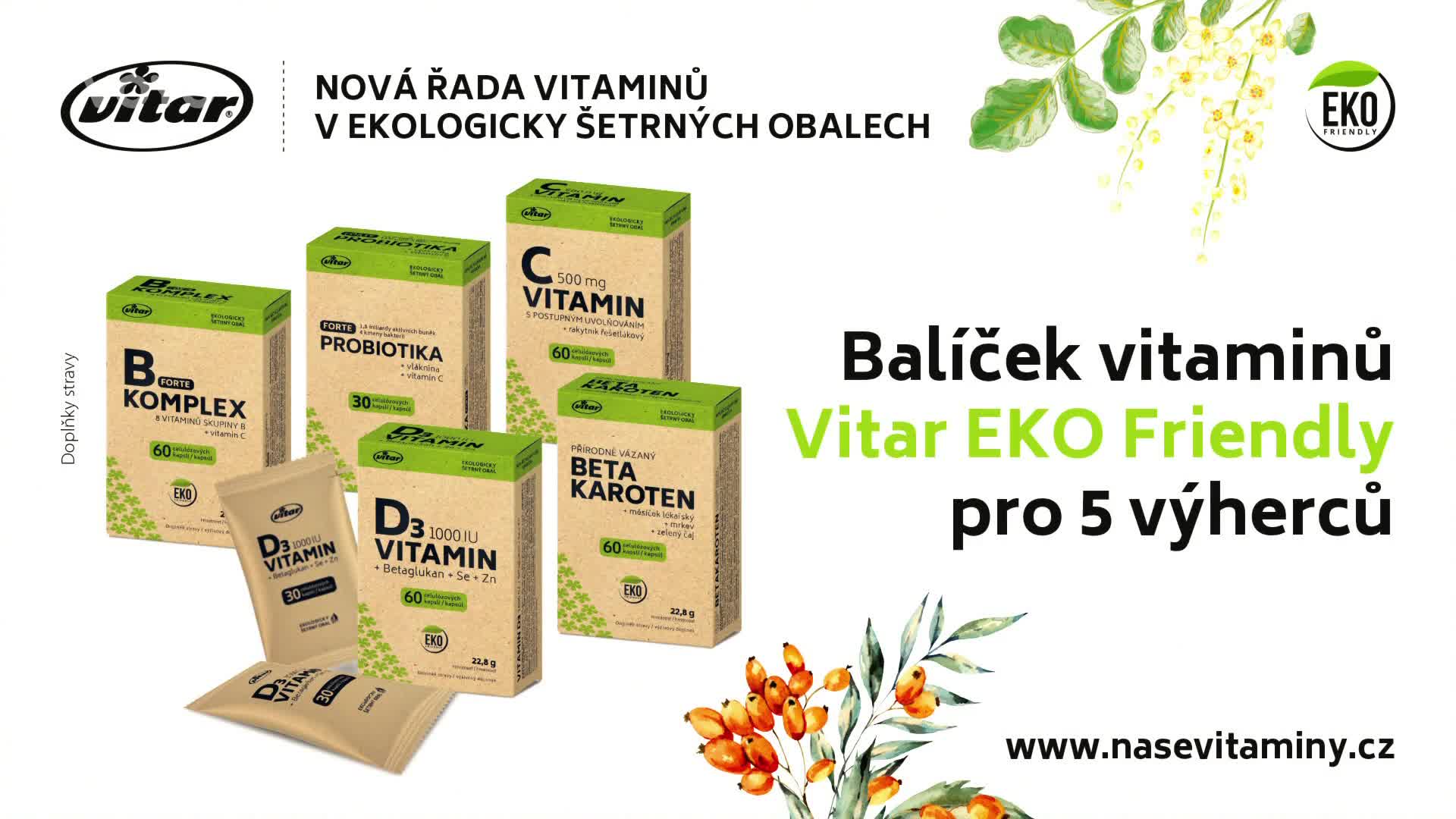 Soutěžte s pořadem Rady ptáka Loskutáka o balíček vitaminů!