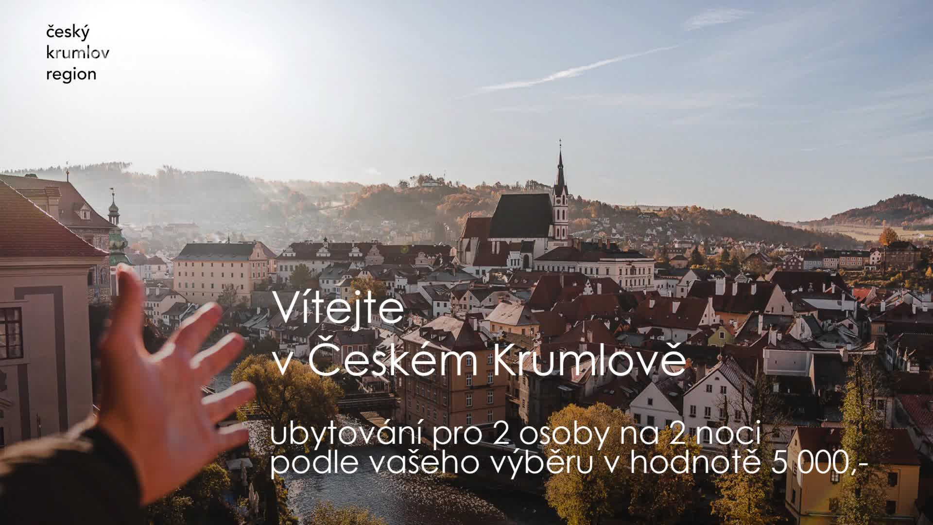 Soutěžte o poukaz na ubytování pro dvě osoby na dvě noci v Českém Krumlově!