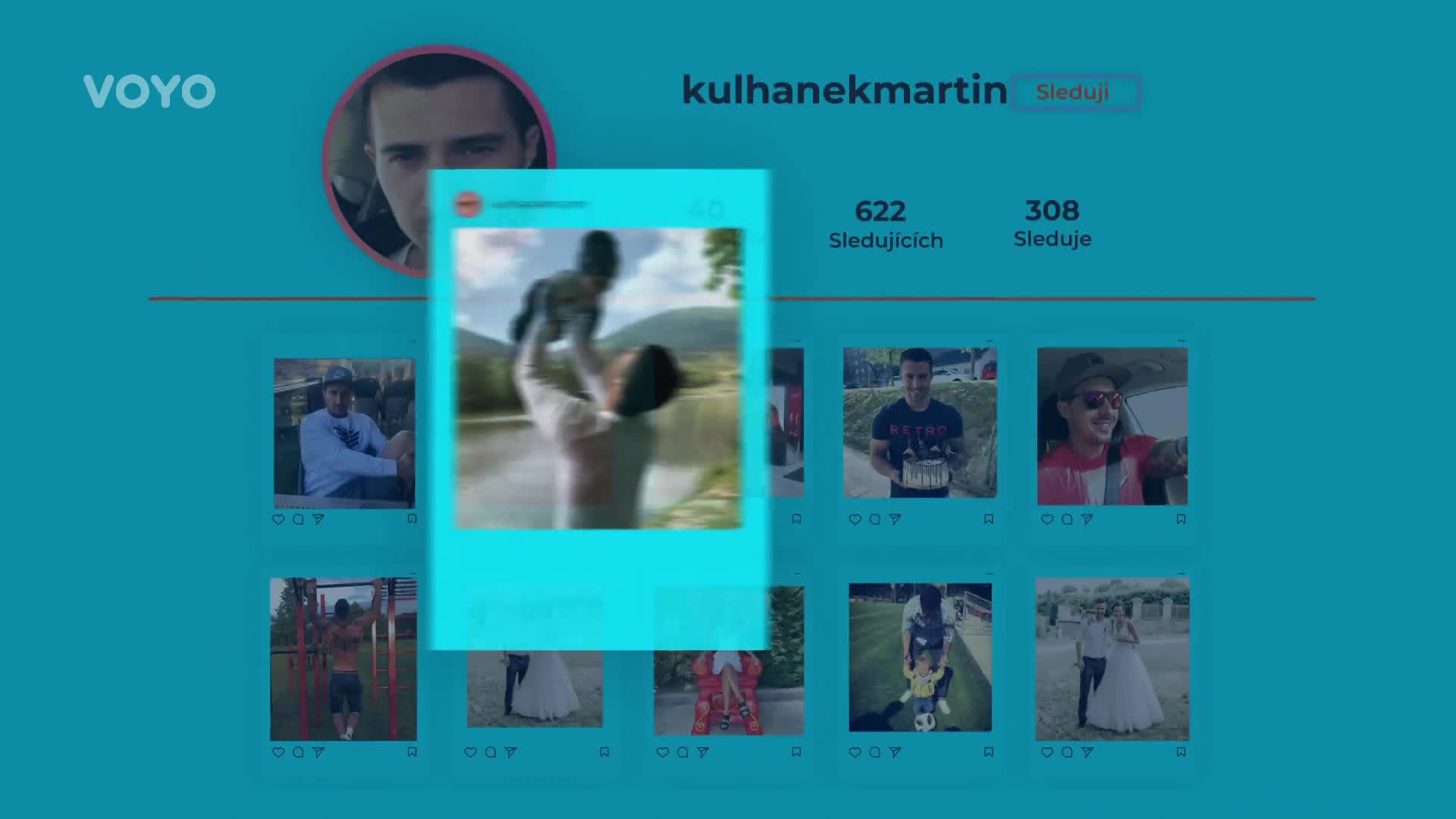 Love Island medailonky - Martin
