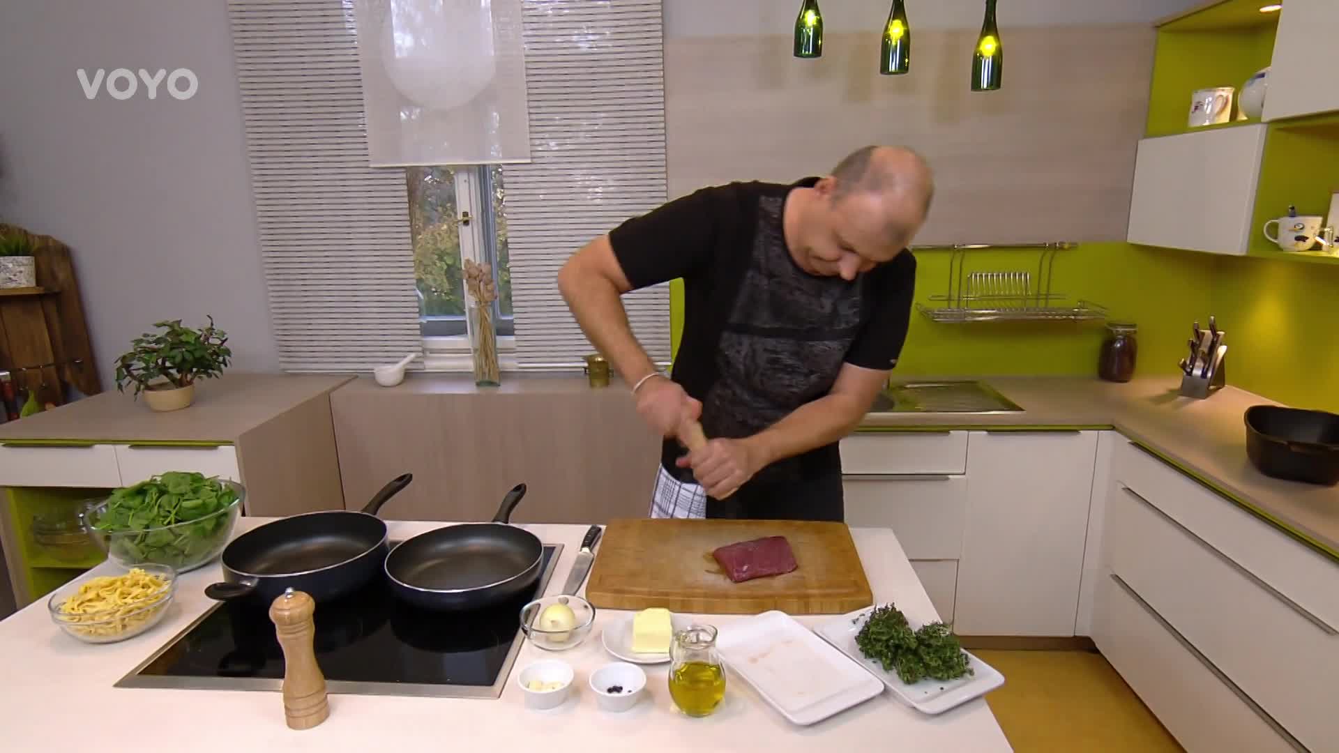 Rady ptáka Loskutáka - Dančí hřbet se špenátem a špeclemi