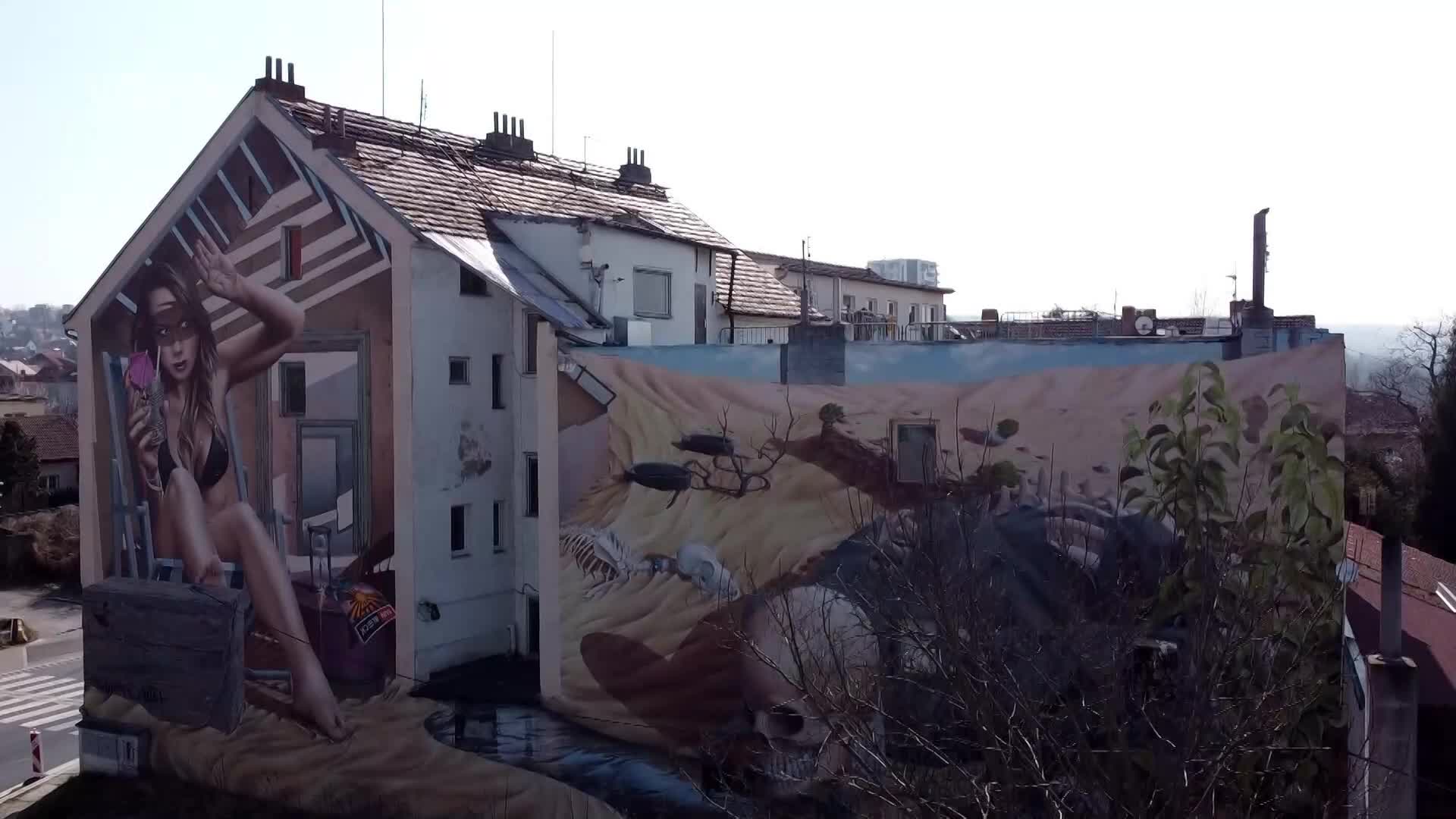 Malba holčičky s ukrajinskou vlajkou obletěla svět. Kdo je záhadný umělec Chemis?