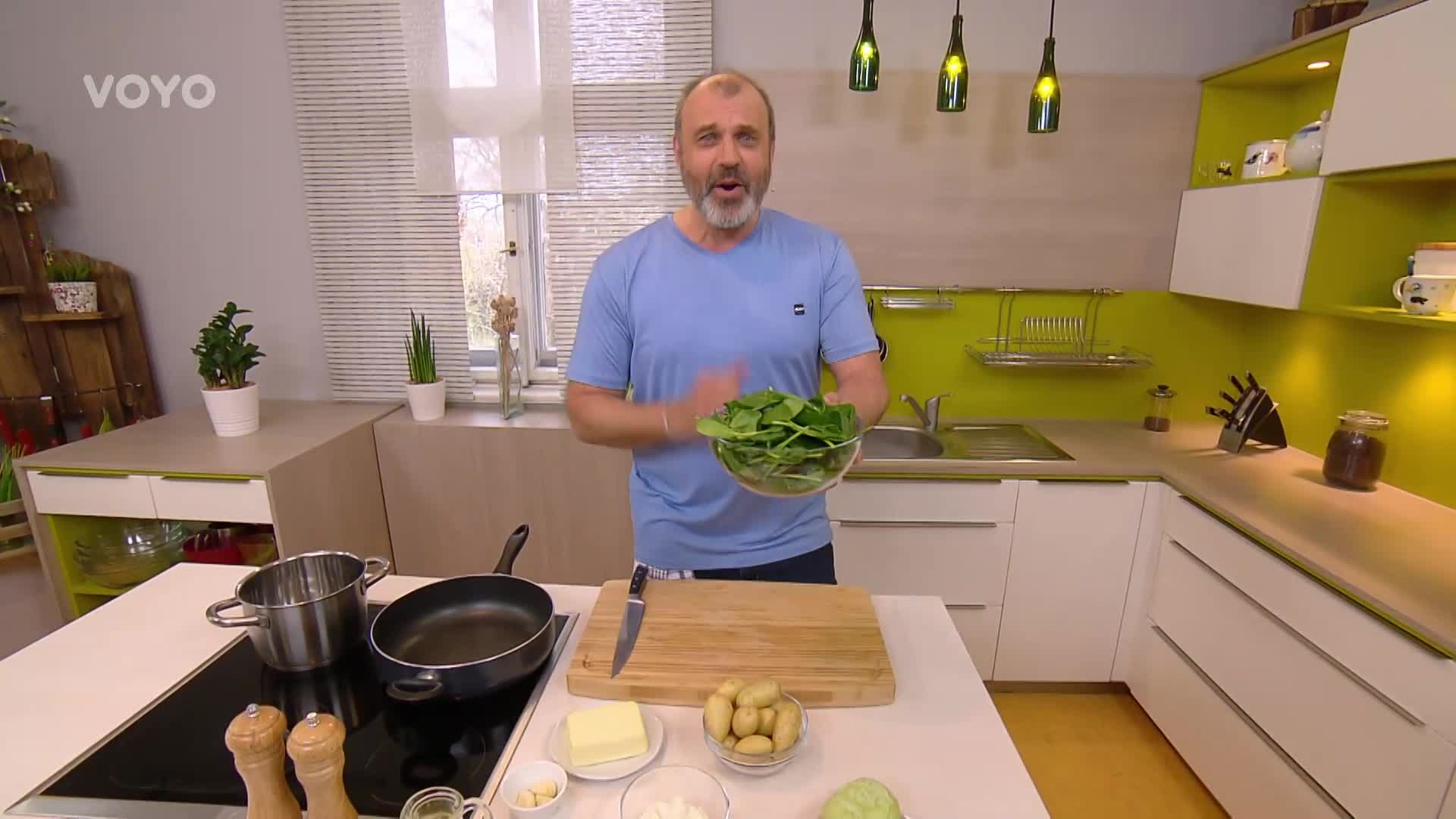 Rady ptáka Loskutáka - Brambory se špenátem a sýrem