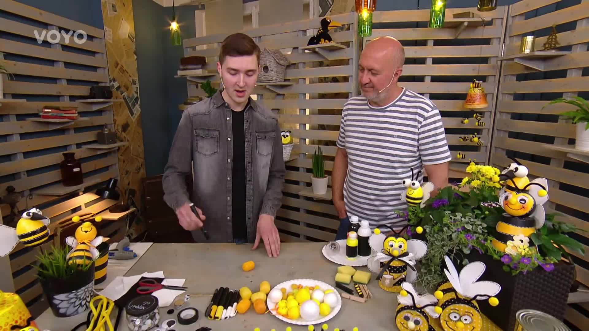 Vyrobit dekorace připomínající včelky? Je to velice jednoduché!