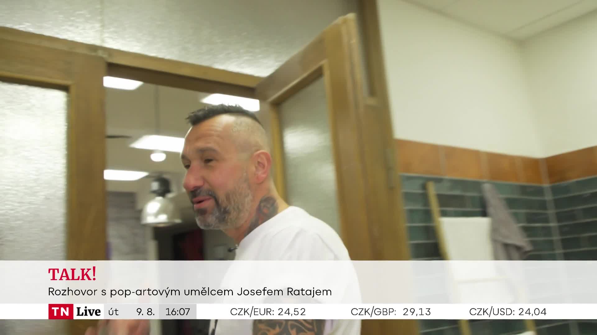TALK! s pop-artovým umělcem Josefem Ratajem