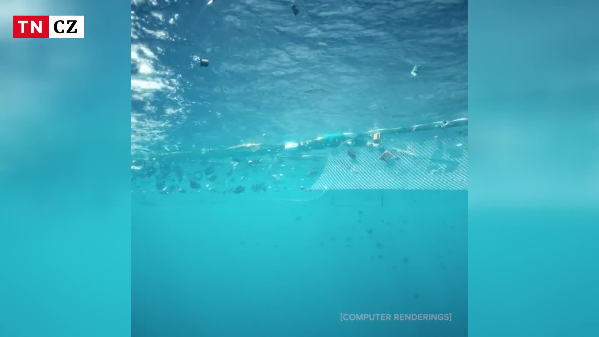 Obrovské síťové pytle čistí oceán. Tuny plastu zmizí z vody během pár minut