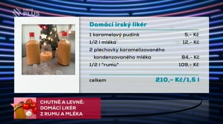 Levně a chutně: Domácí irský likér