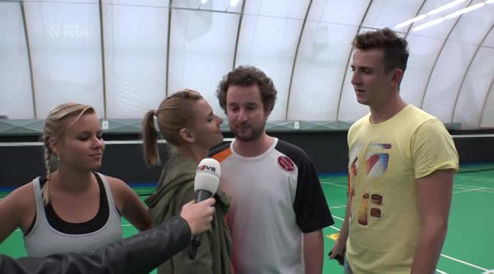 VIDEO: Partička z Ulice si to rozdala v badmintonu! Podívejte se, kdo je největší poleno