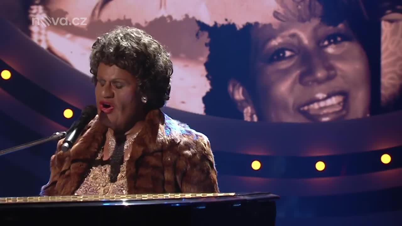 Ján Jackuliak jako Aretha Franklin - (You Make Me Feel) Natural Woman