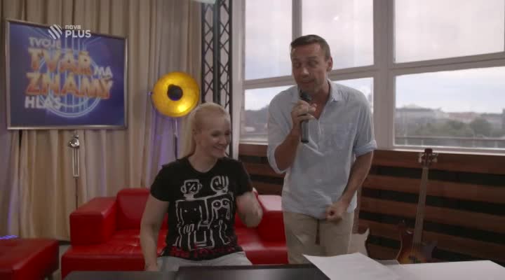 Nácvik vystoupení Michaela Jacksona v show Tvoje tvář