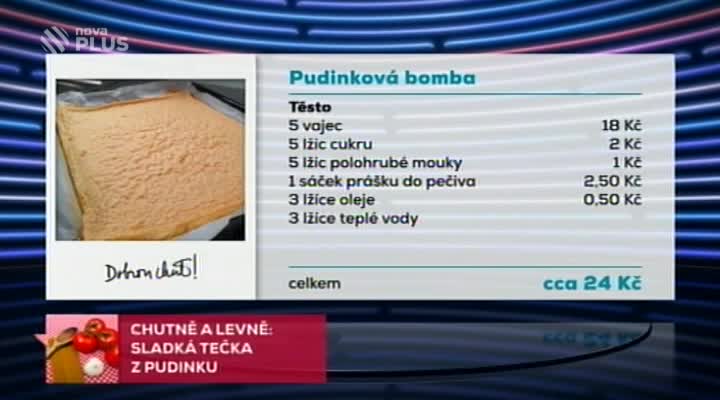 Levně a chutně: Pudinková bomba