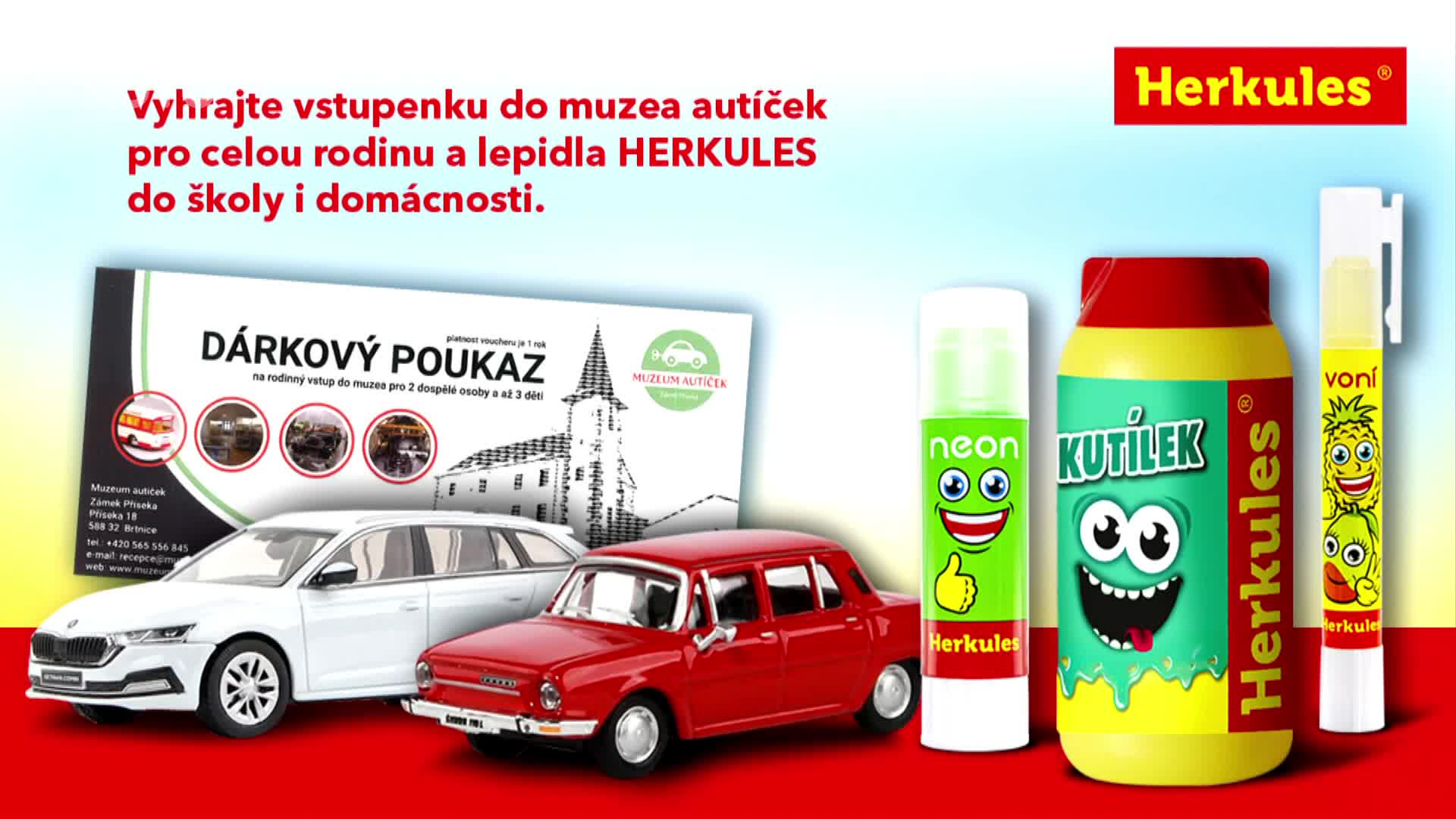 Soutěžte s pořadem Rady ptáka Loskutáka o vstupenky do muzea autíček!