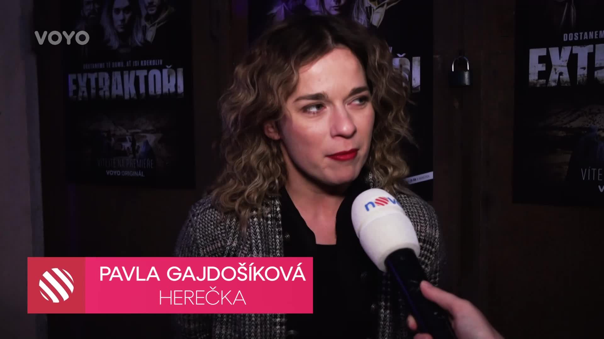 Pavla Gajdošíková o natáčení Extraktorů: Kvůli mně musel Roman Zach pořád sedět