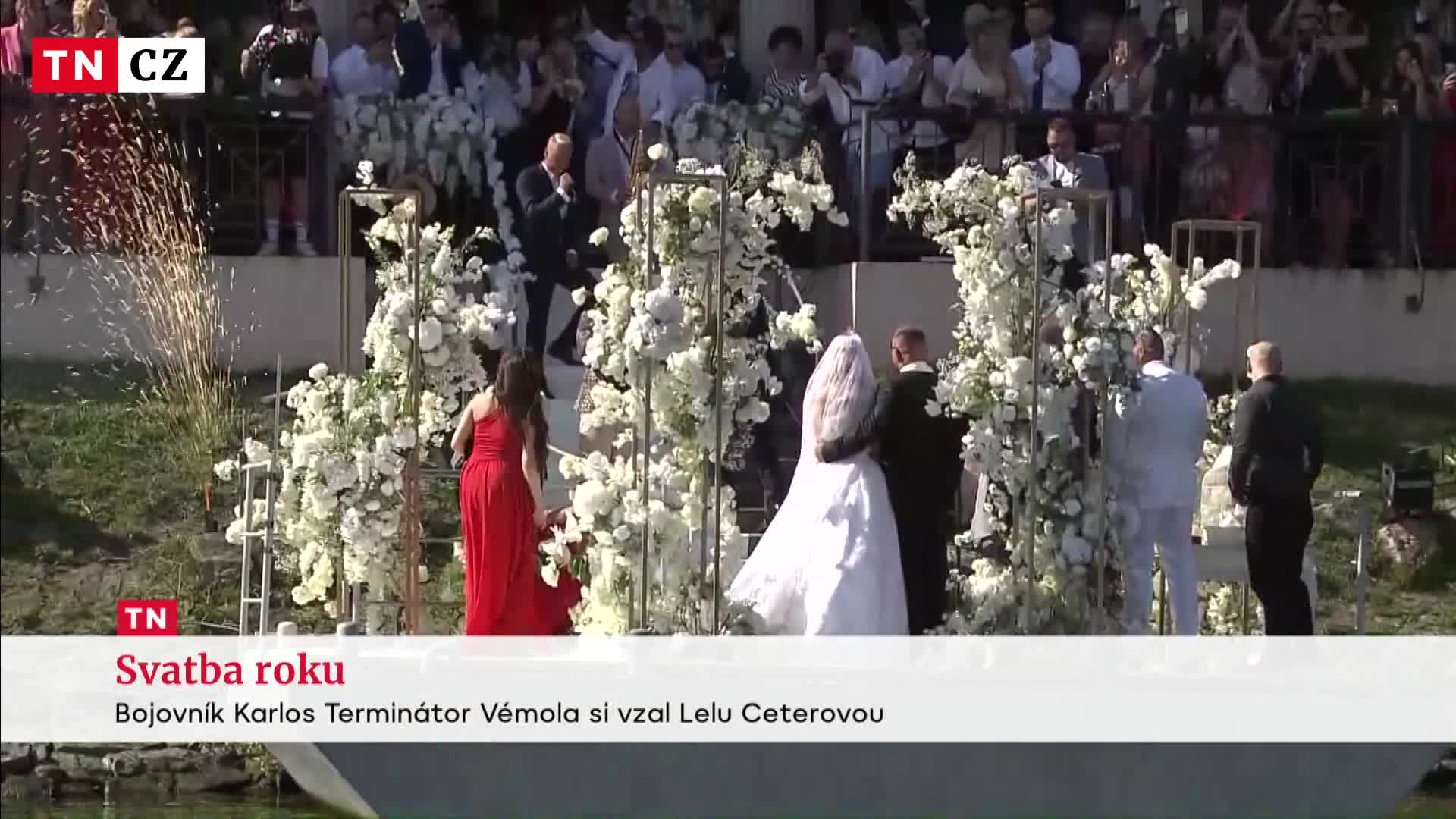 Zápasník Karlos Vémola a Lela Ceterová si řekli své ano
