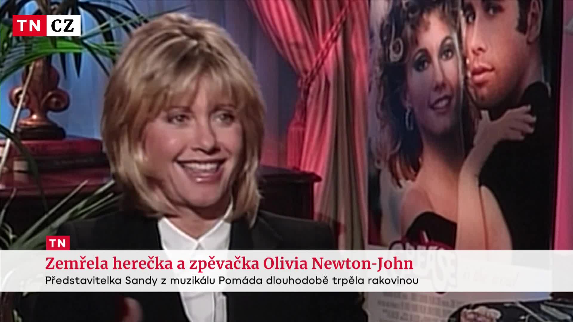 Zemřela herečka a zpěvačka Olivia Newton-Johnsová