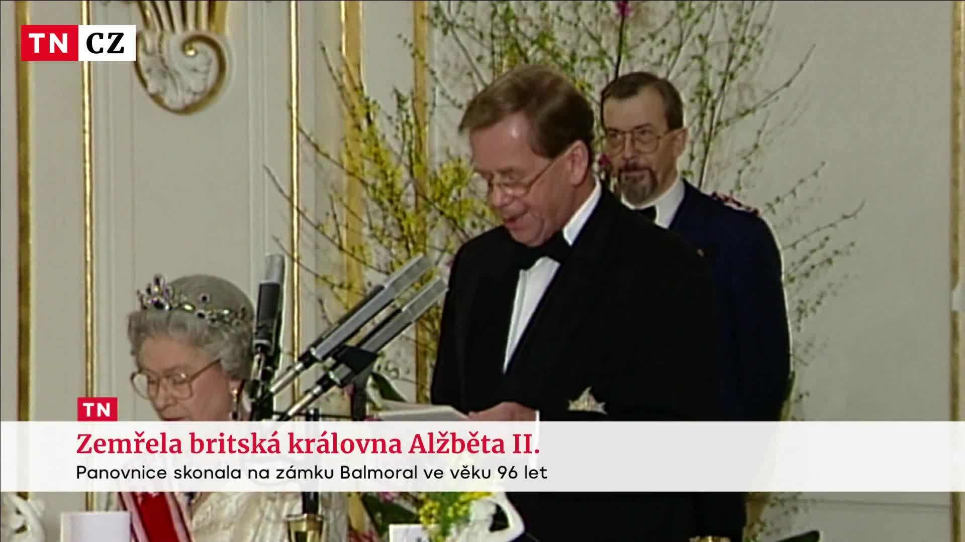 Královna Alžběta II. na návštěvě v Praze