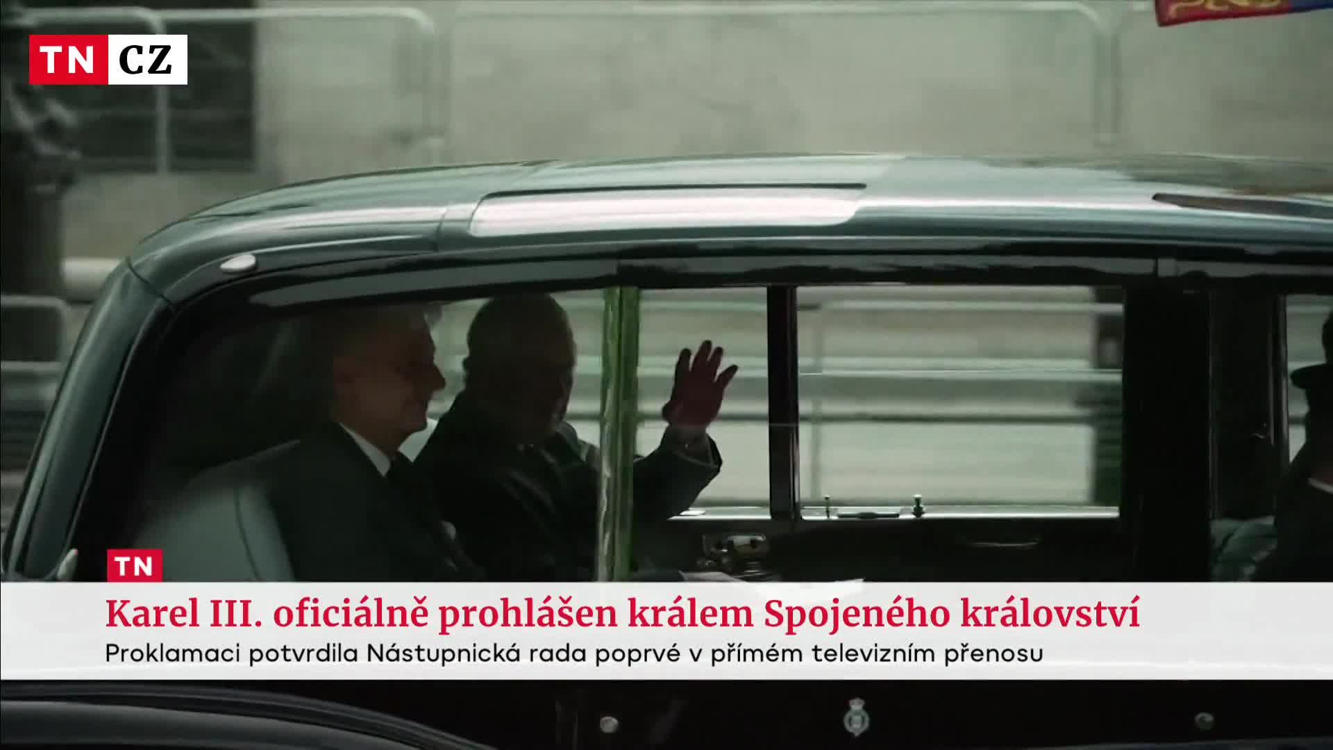 Karel III. byl oficiálně ohlášen králem Spojeného království