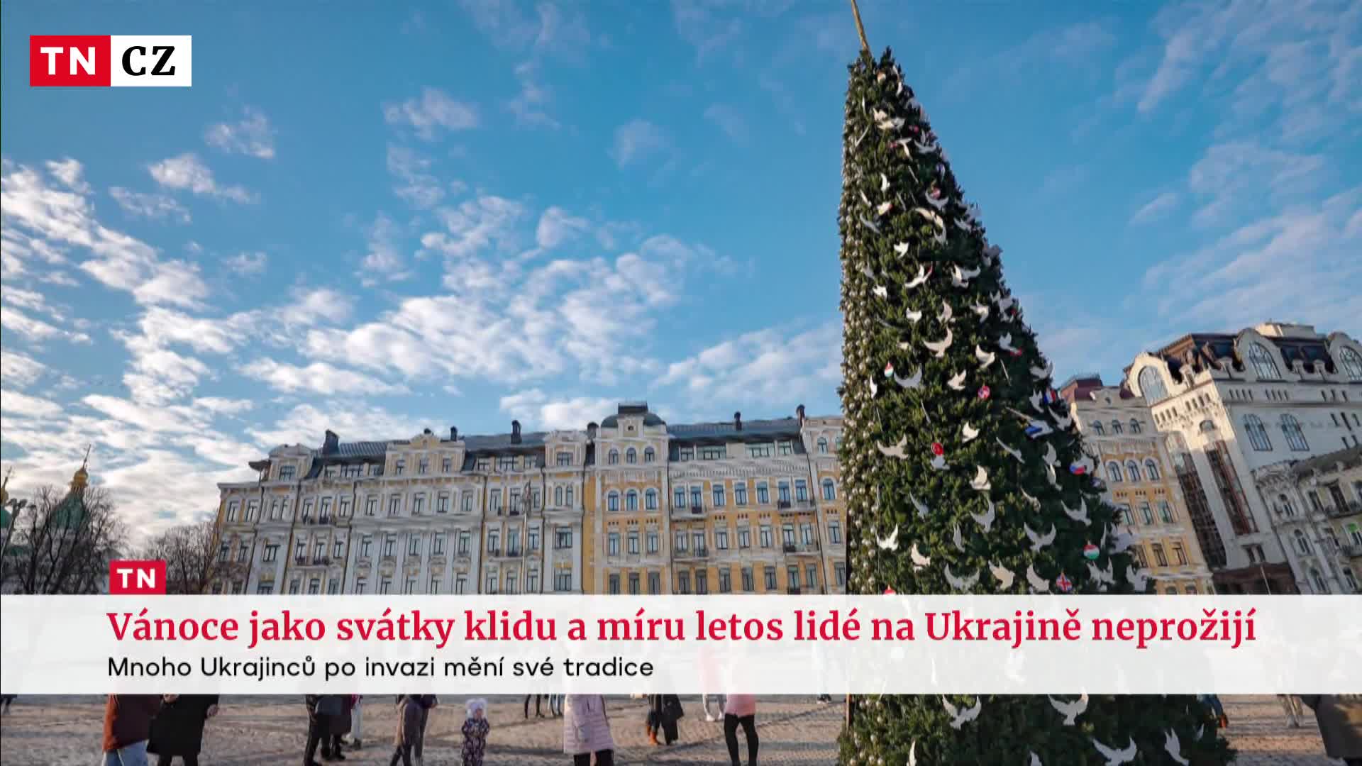 Ukrajinci v Kyjevě slaví Vánoce po svém. Jedni je odmítají, jiní vzpomínají