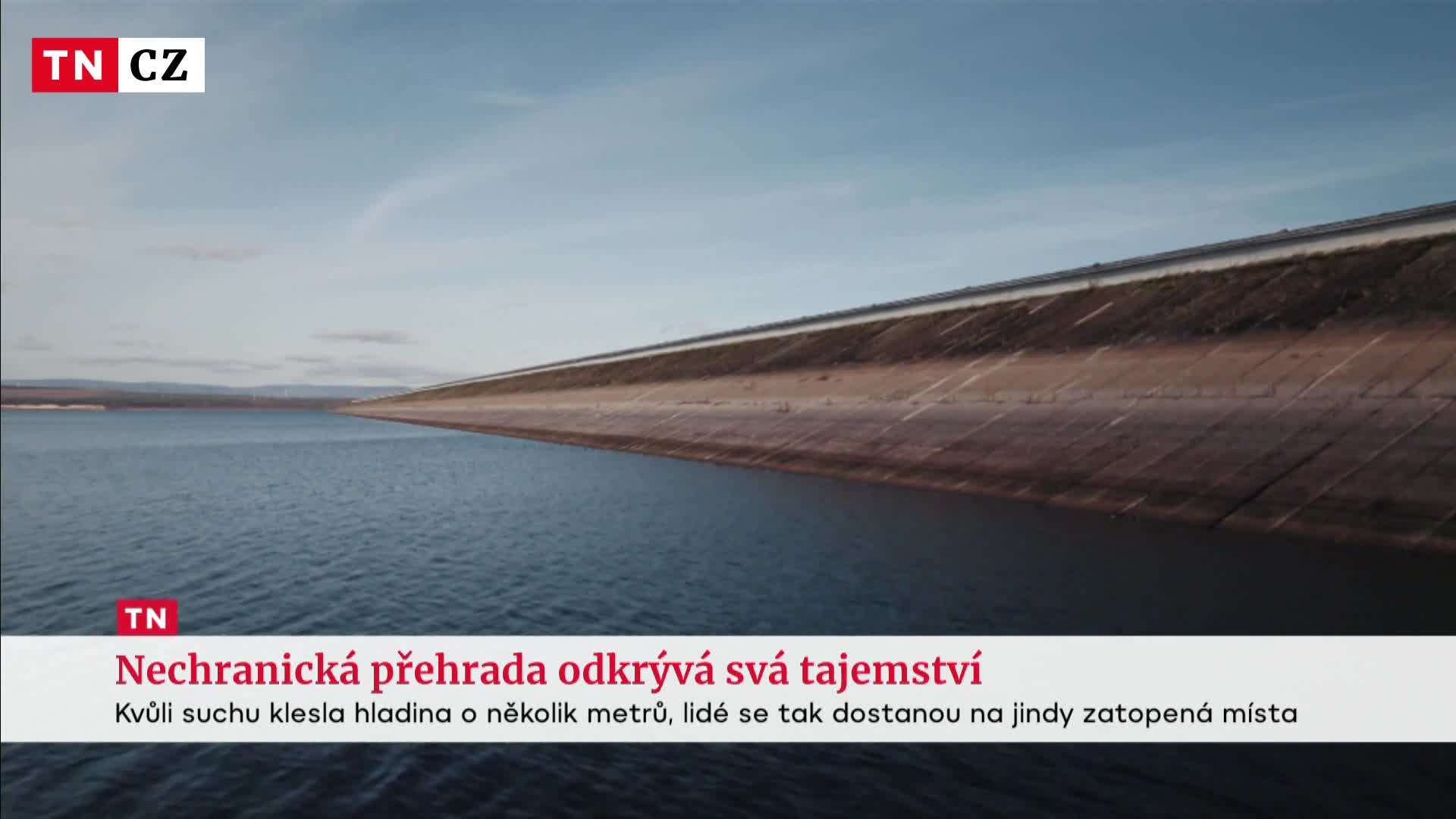Pátá největší přehrada v Česku odhaluje tajemství. Hladina klesla až o 5 metrů