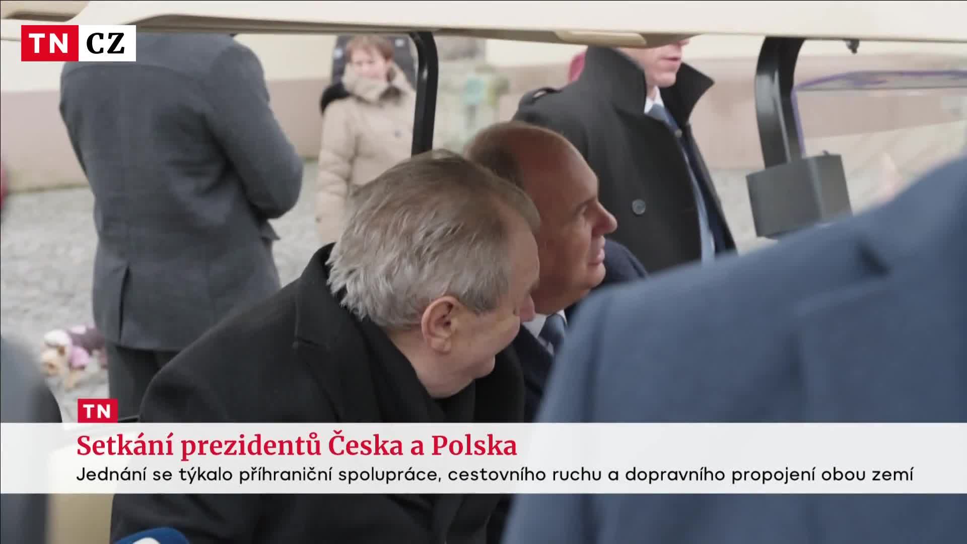 Zeman jednal s polským prezidentem. Ujistil ho o případné pomoci