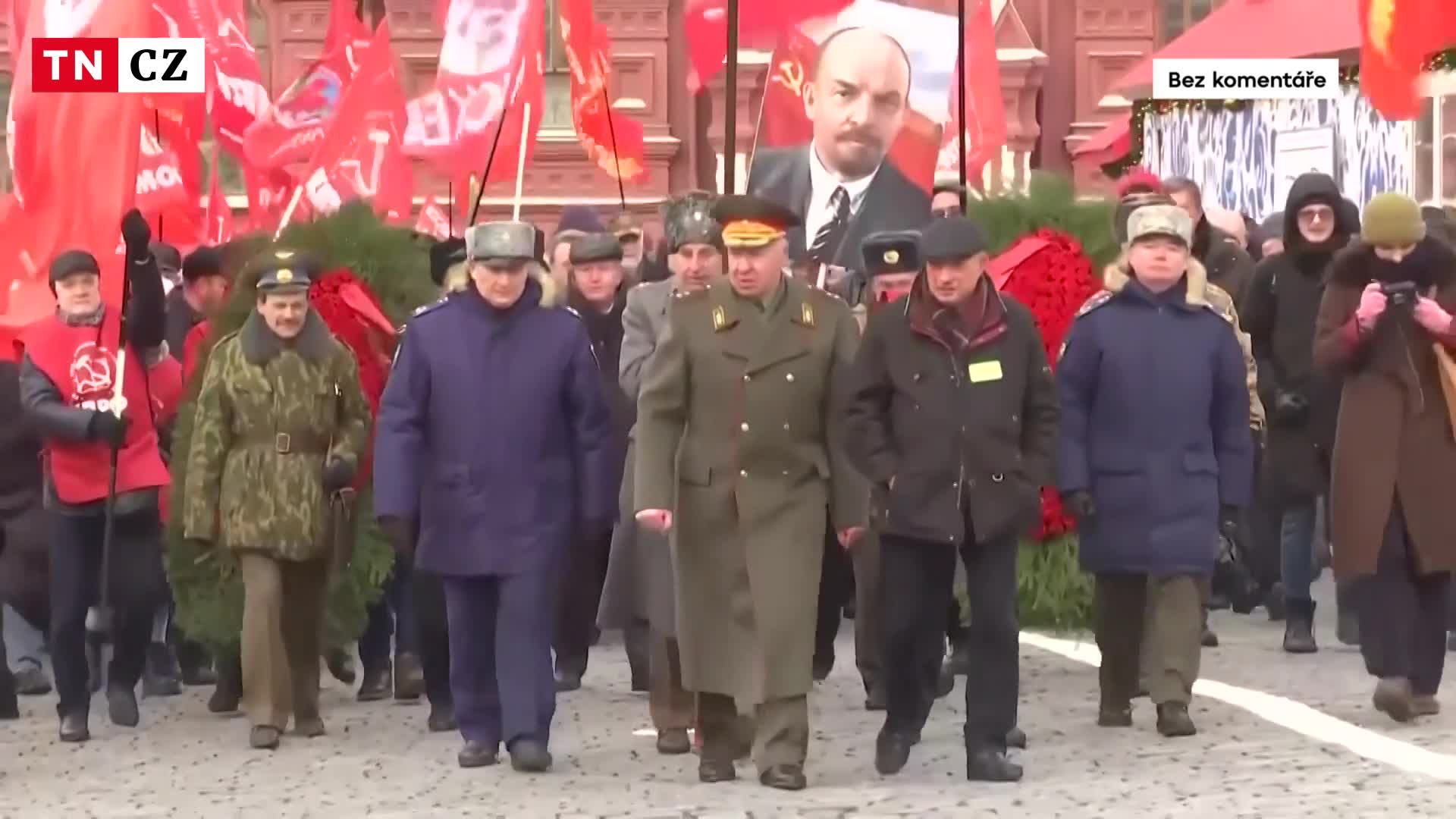 Rusové si v lednu připomněli výročí úmrtí Vladimira Iljiče Lenina
