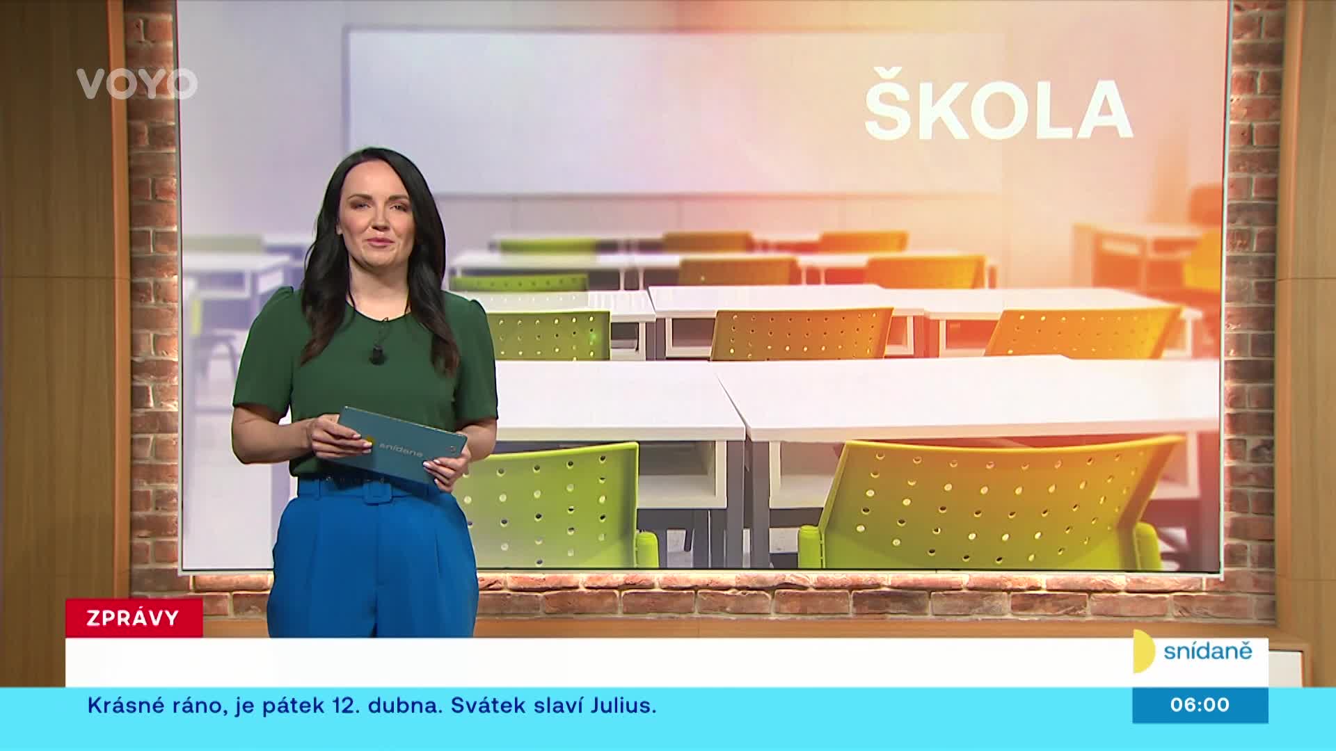 Jak vypadá práce zprávařky ve Snídani: Dominika Janochová vstává ve tři ráno