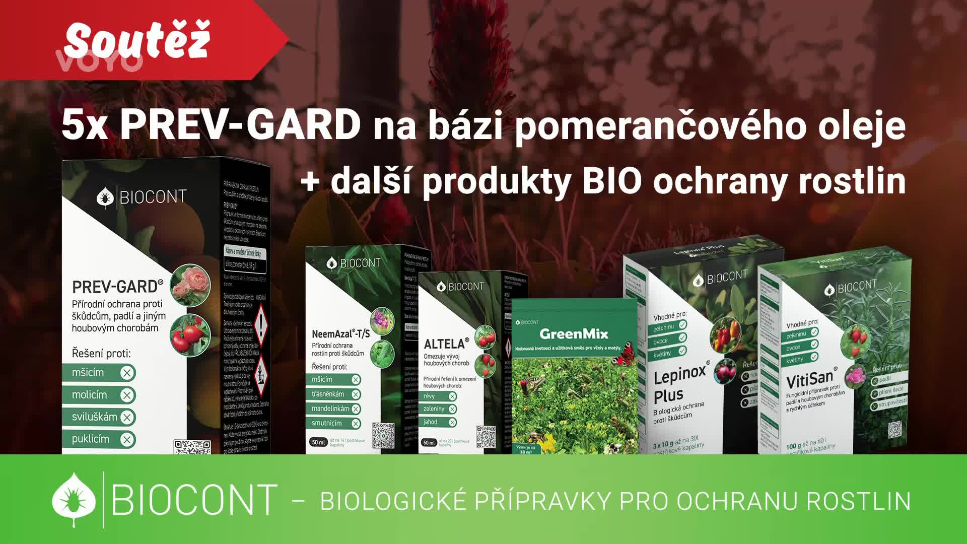 Soutěžte s Loskutákem o balíček biologické ochrany rostlin