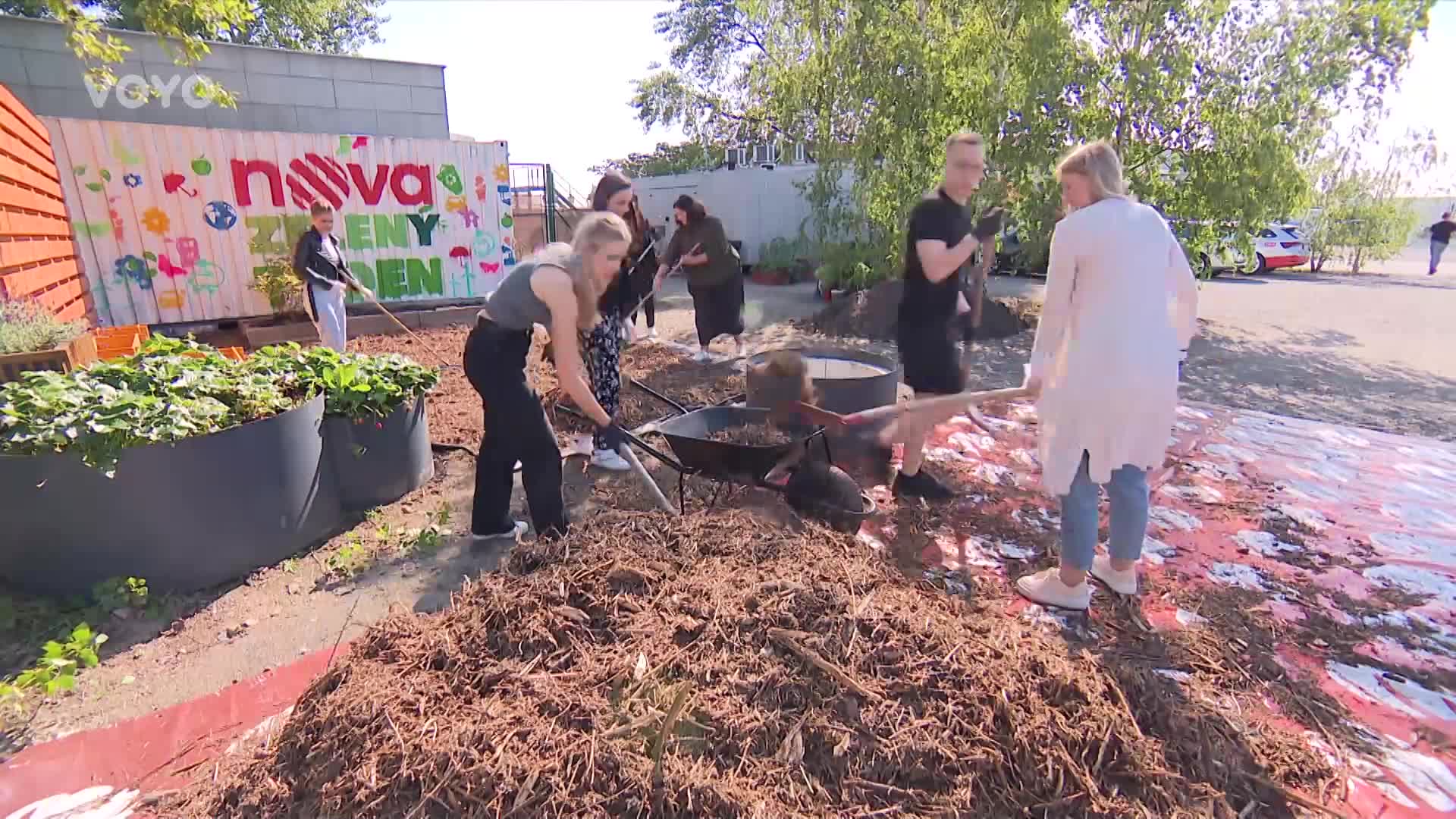 Moderátoři Snídaně se pěkně zašpinili: Vytvořili zahradu vlastníma rukama