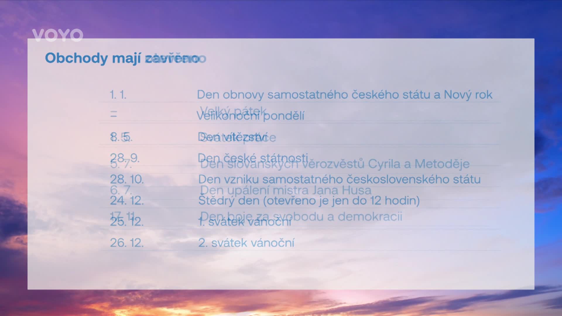 Otevírací doba obchodů o svátcích: Kdy si bez obav nakoupíte?