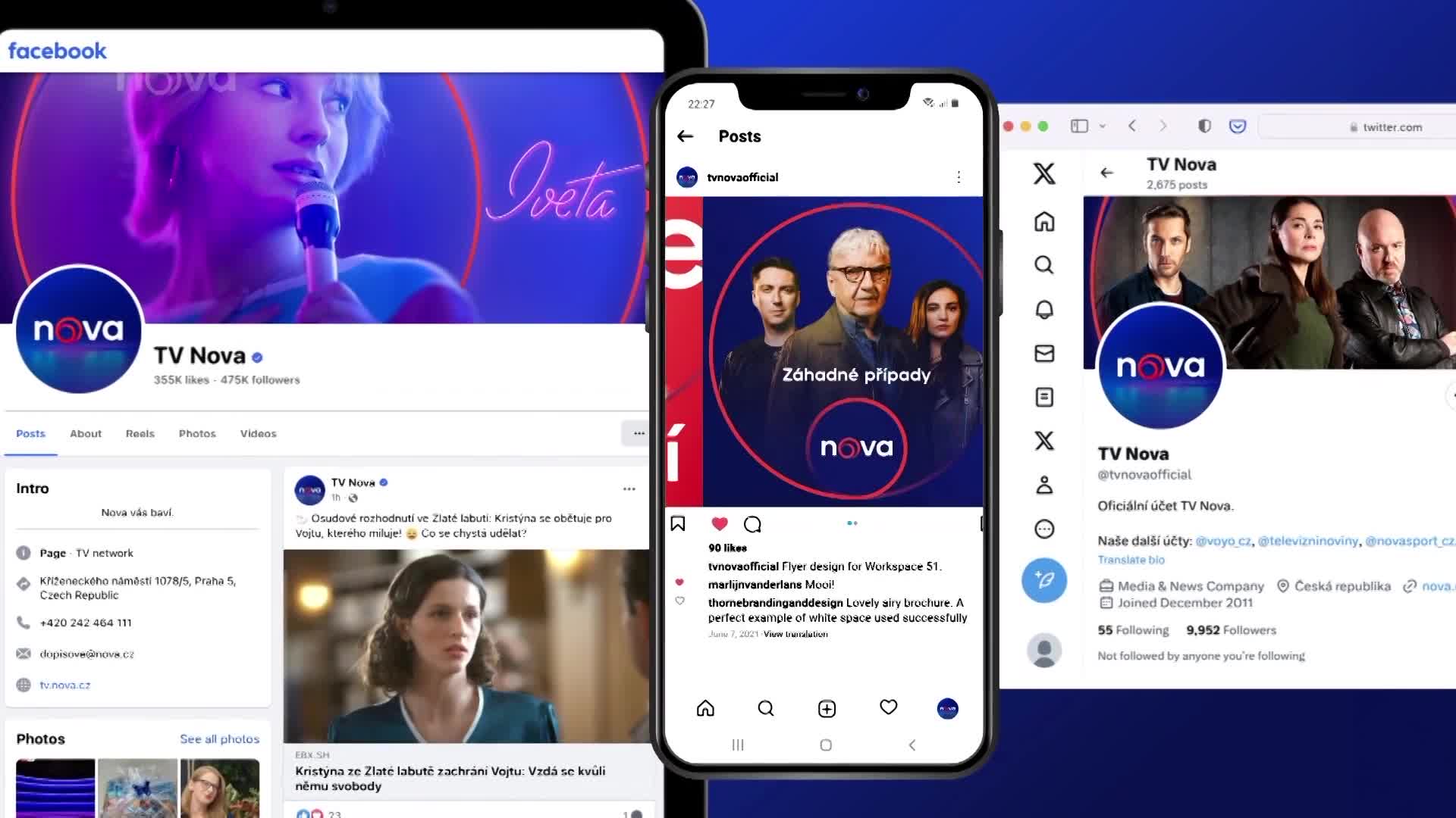 Nova představuje podzim plný premiér: Nové seriály, nové show, nové logo