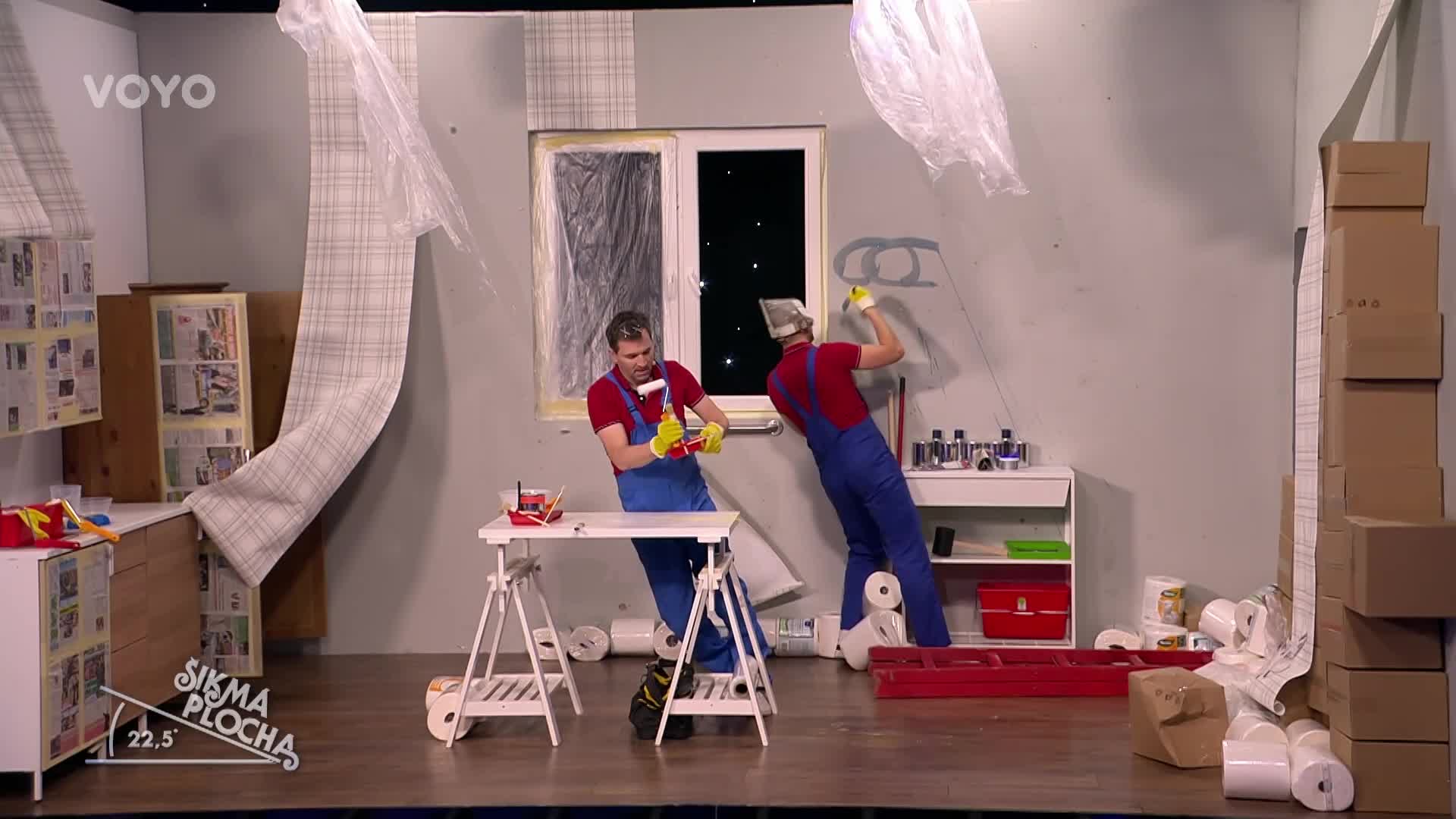 Štáfek a Sokol to schytali v Možné je všechno! Barvu měli úplně všude