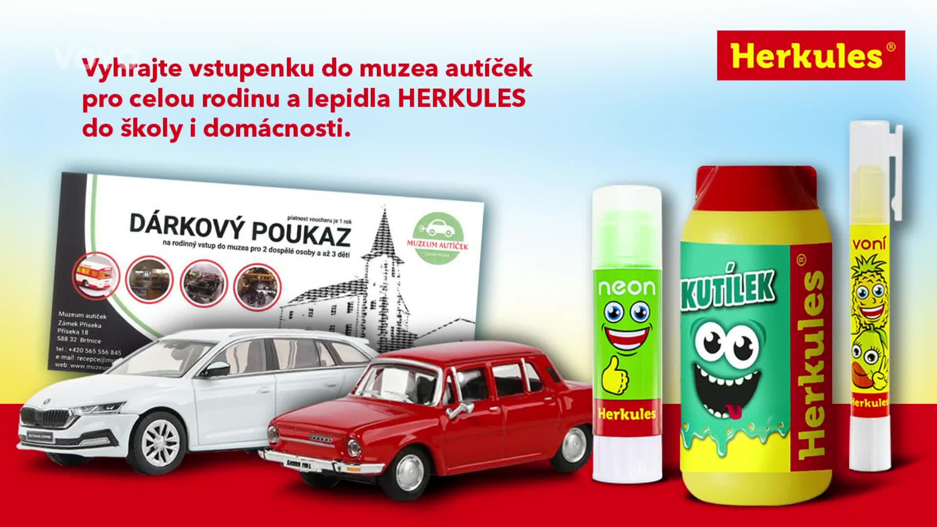 Soutěžte s Loskutákem o vstupenku do muzea autíček a lepidla