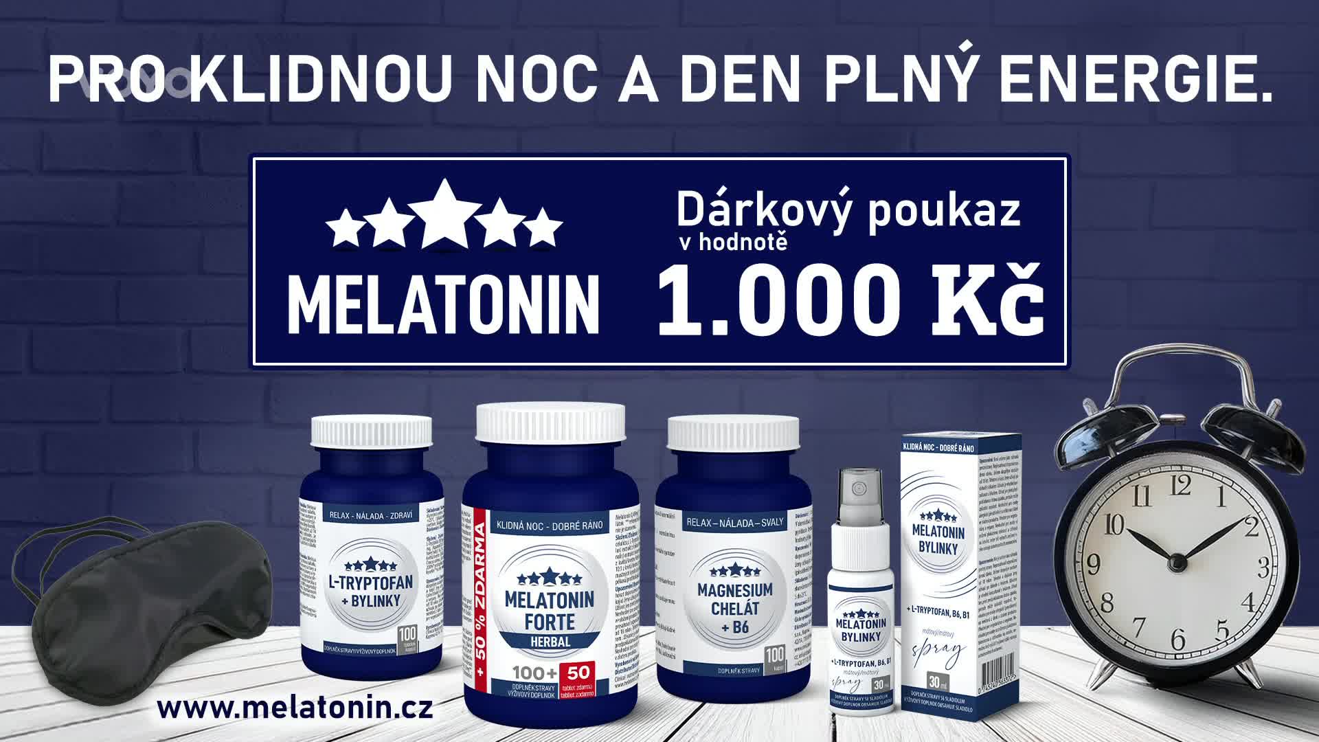 Soutěžte s Loskutákem o balíček doplňků stravy pro klidný spánek a usínání