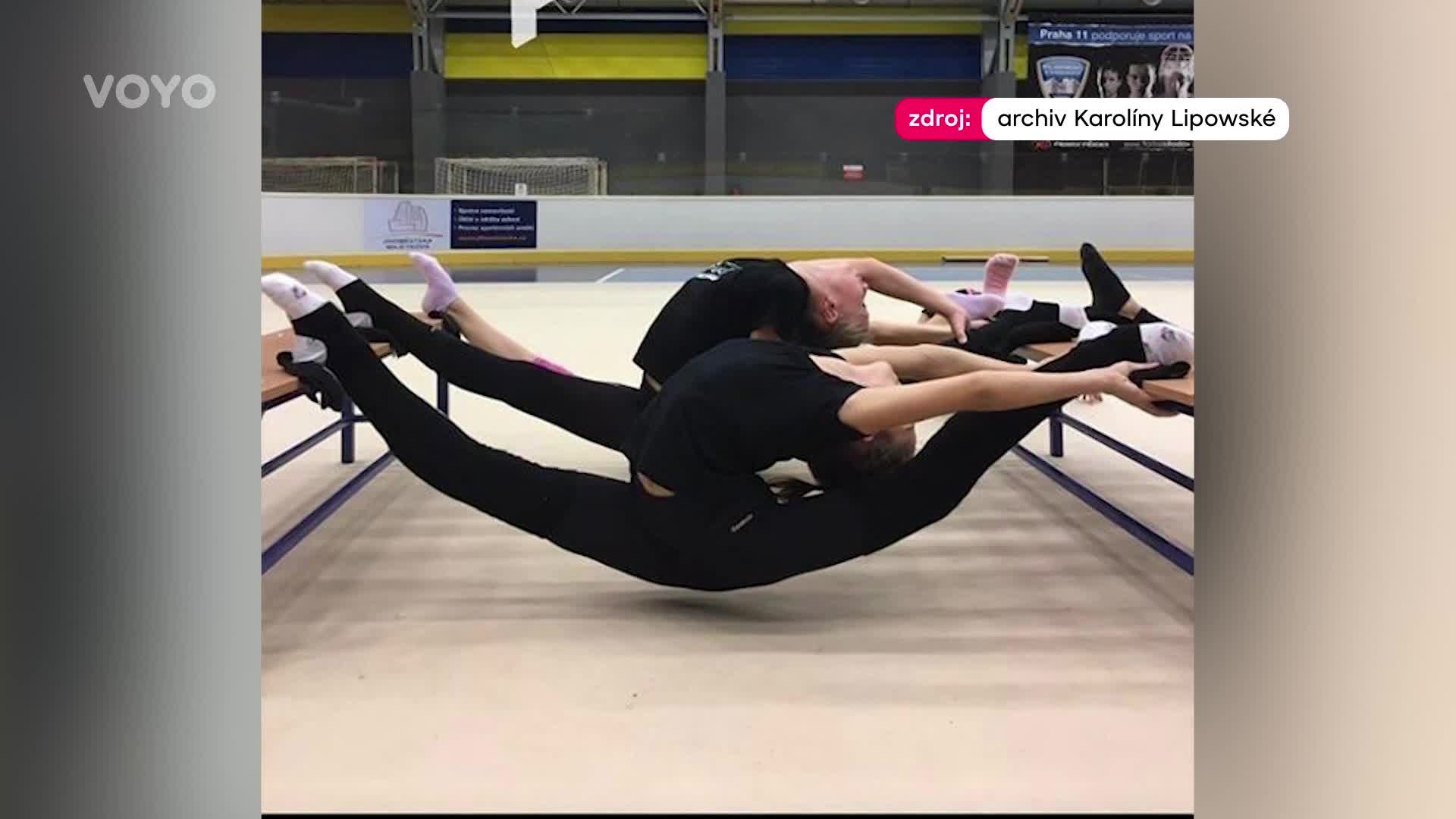 Pružná jako proutek: Lipowská z Ulice ukázala skrytý talent