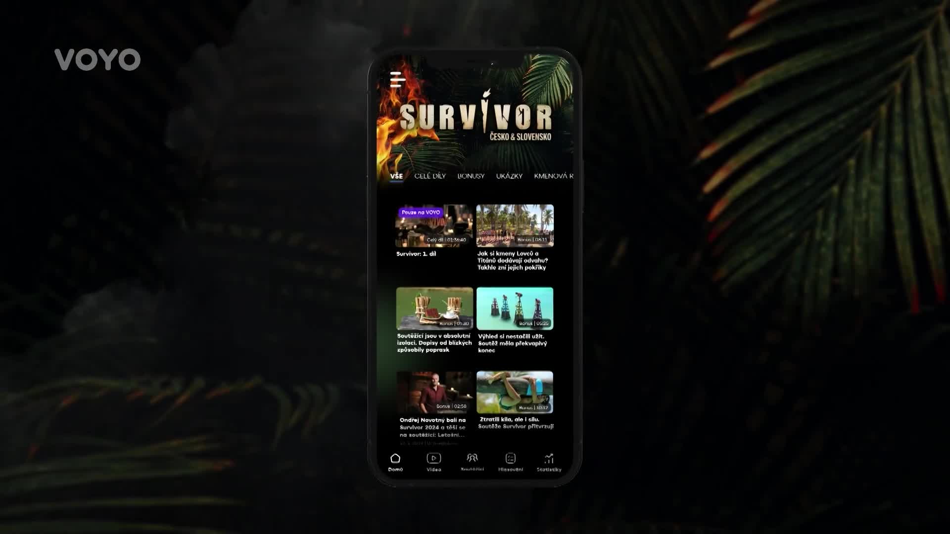 Survivor má vlastní aplikaci. Sledujte neodvysílané záběry i detailní statistiky