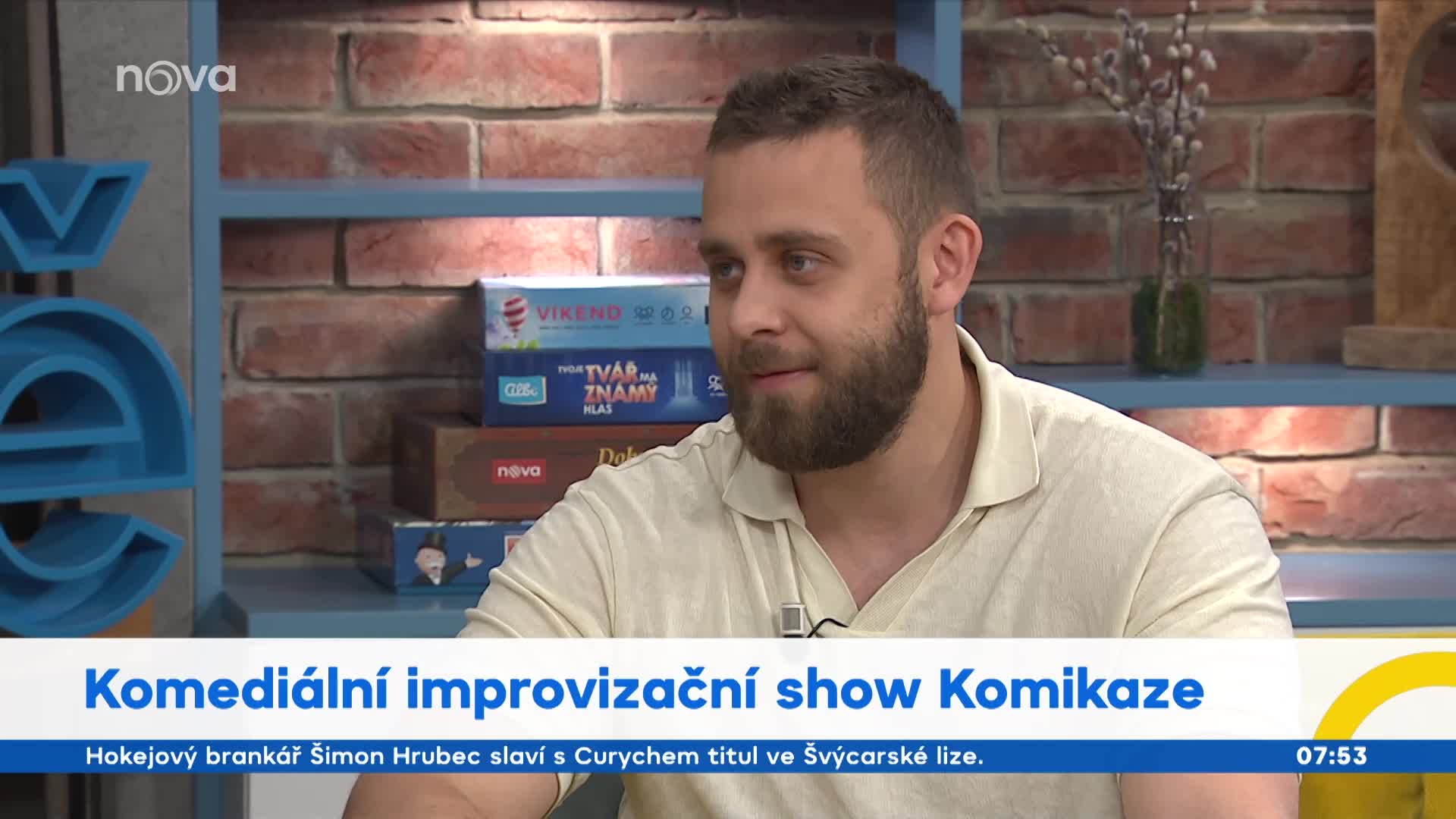 Dominik Vršanský stíhá vše: Ve Snídani byl jako moderátor i host zároveň