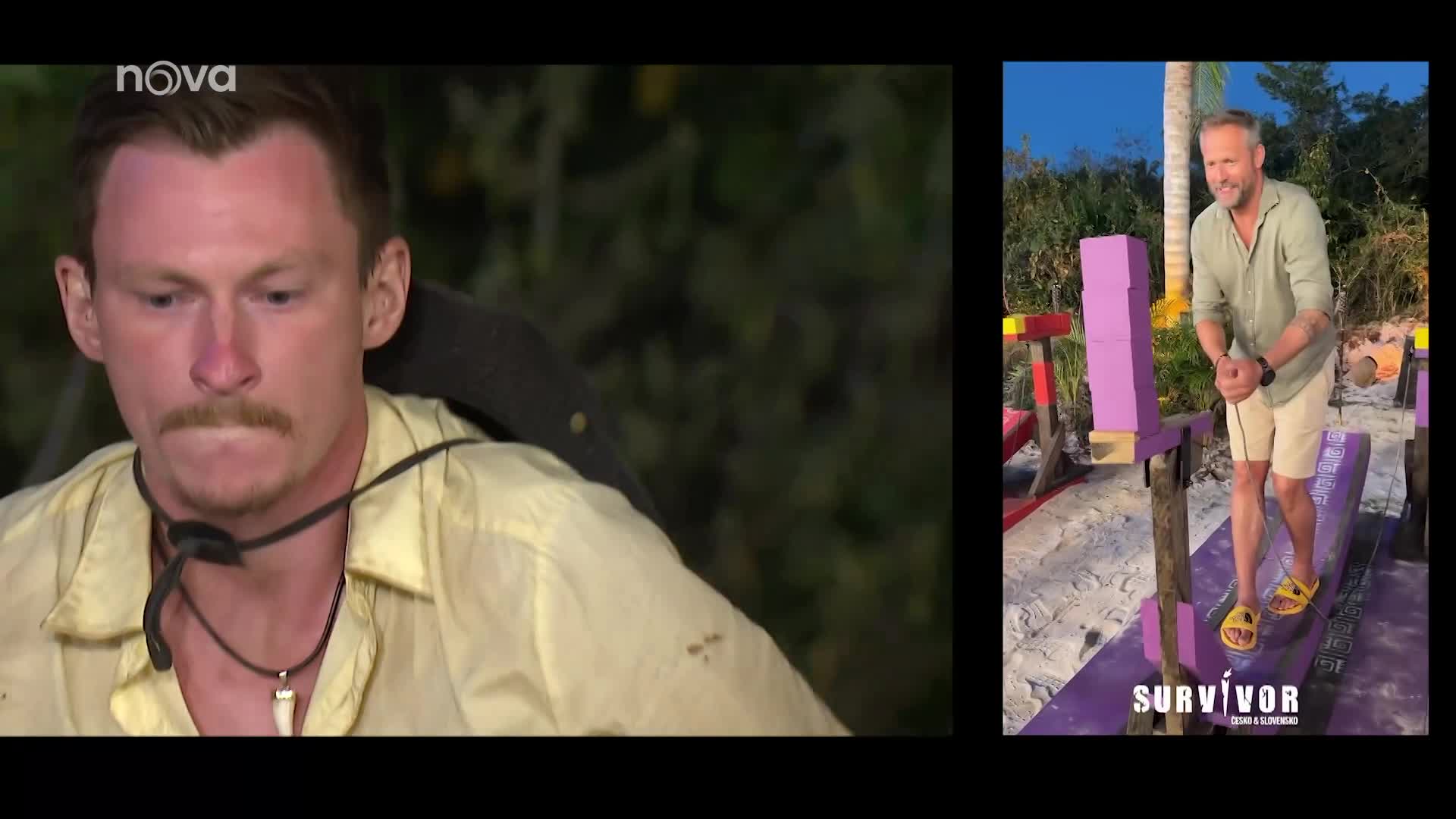 Ondřej Novotný si na vlastní kůži vyzkoušel soutěže v Survivoru: Podívejte se, jak si vedl