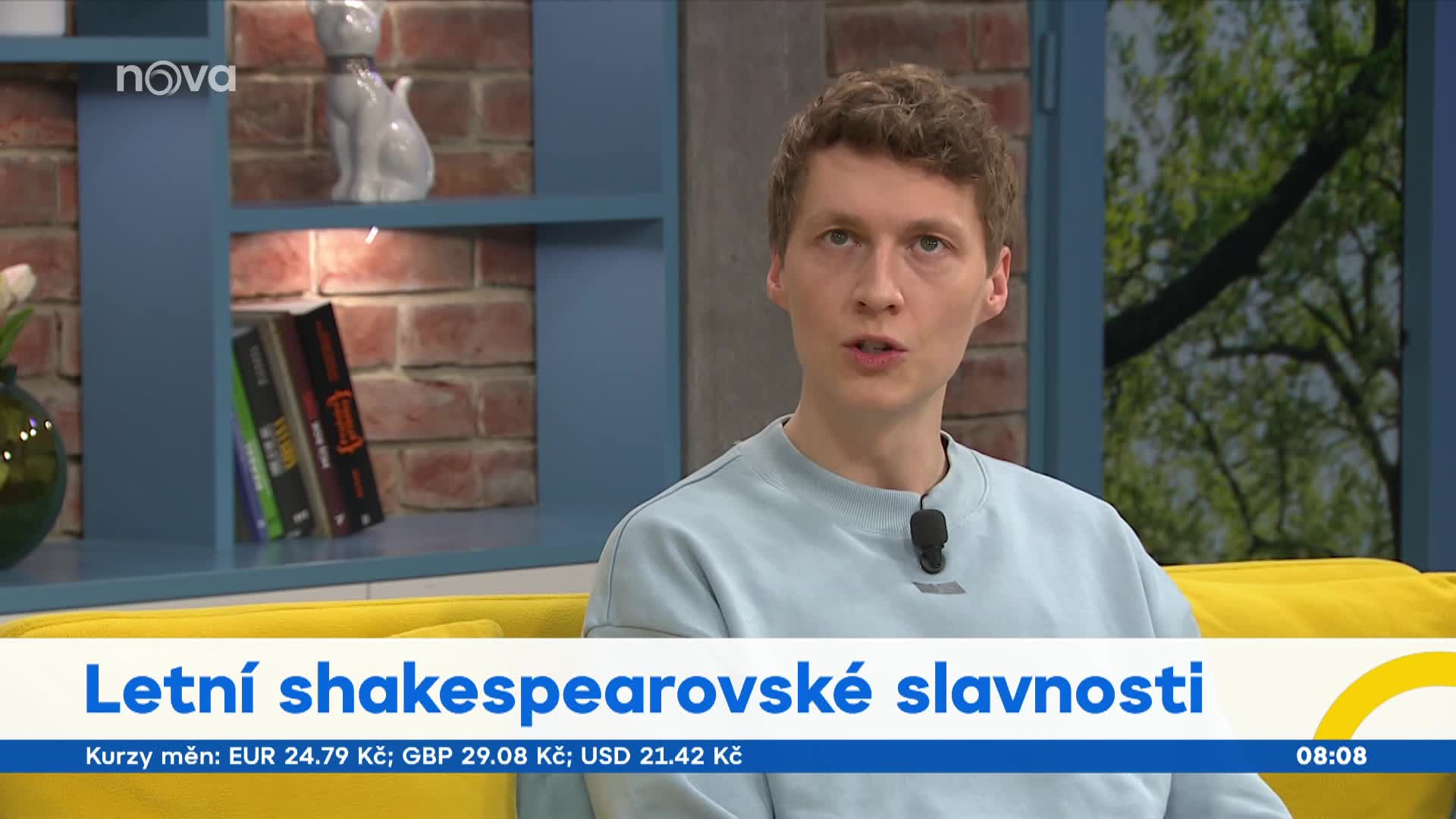 Vodochodský o těžkých začátcích: Na shakespearovských slavnostech tahal židle
