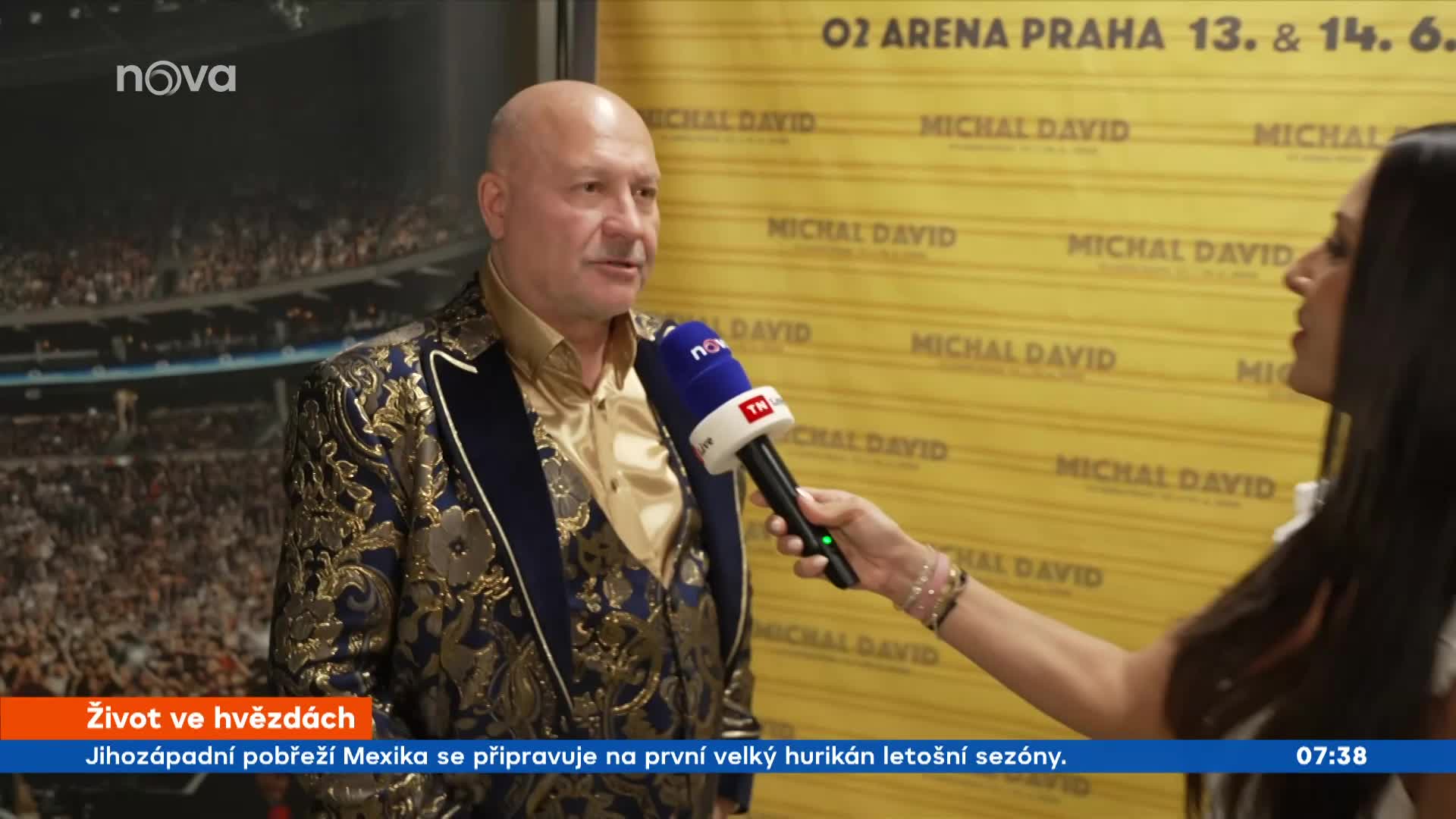 Velkolepý koncert Michala Davida: Vystoupil na něm jeho vnuk i rapper
