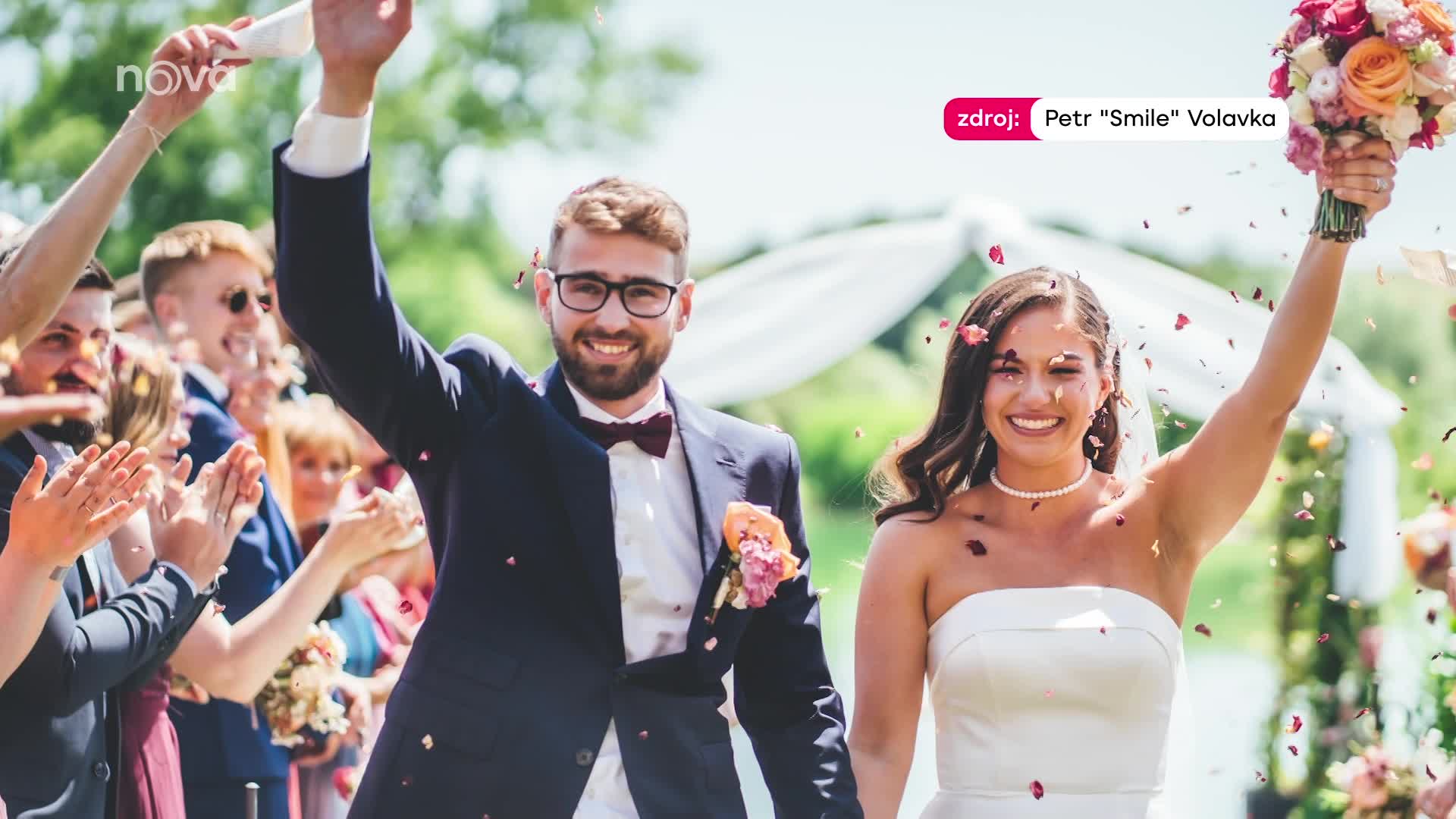 Láska jako z románu: Reportérka Novy ukázala exkluzivní fotografie ze svatby