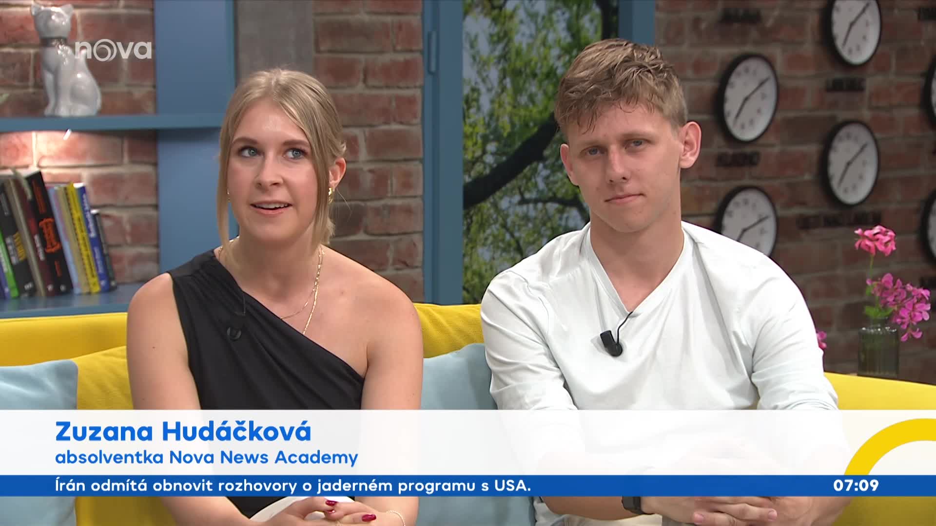 TV Nova dává příležitost novým talentům. Studenti si vyzkoušeli práci reportéra
