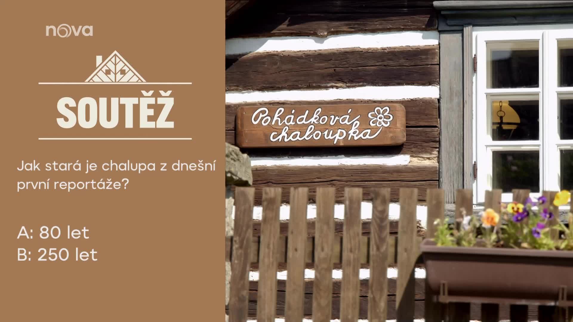 Soutěže s pořadem My, chalupáři o skvělé ceny
