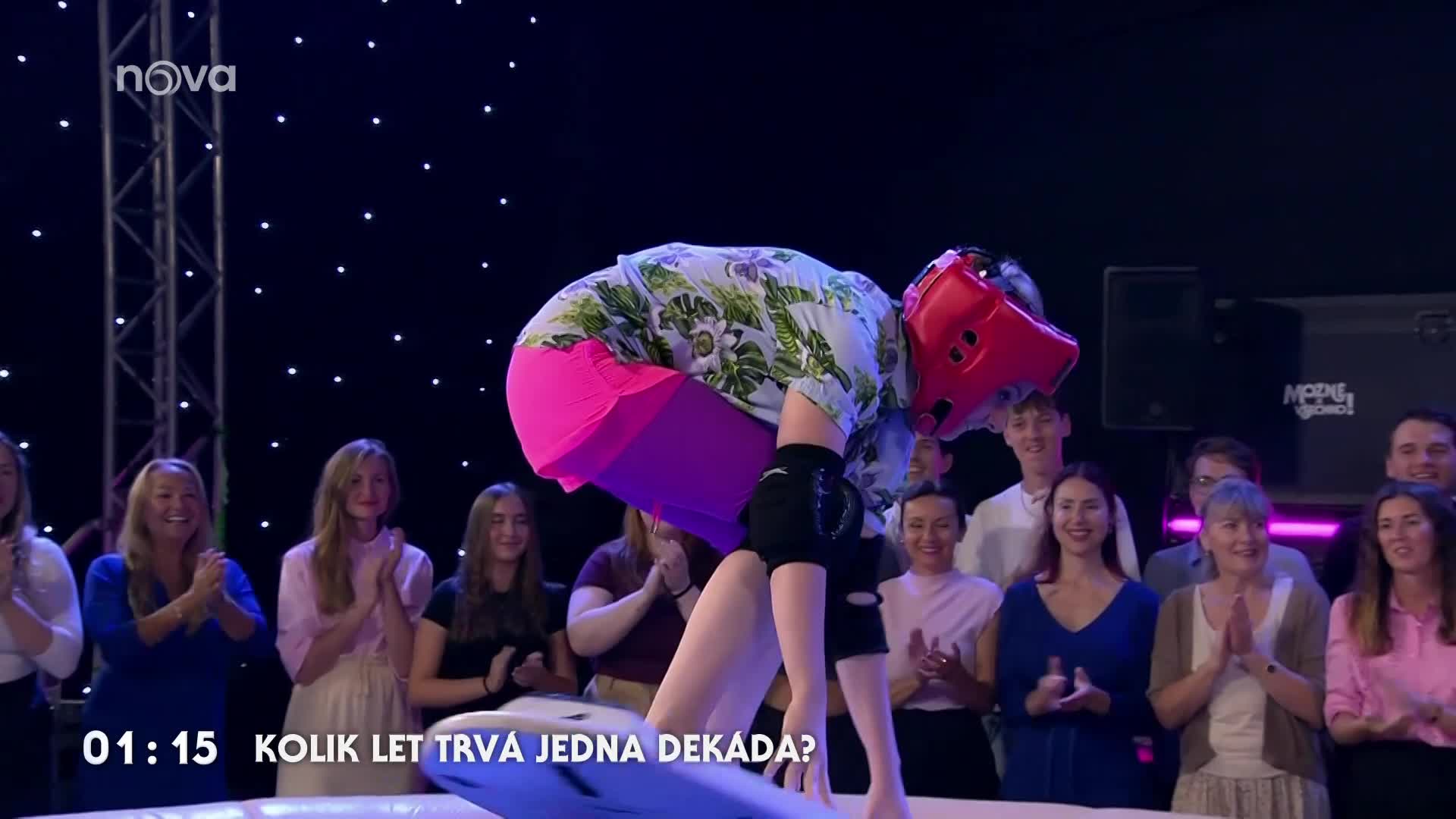 Nová šílená hra v Možné je všechno!: První si ji vyzkoušeli Štáfek a Ligas