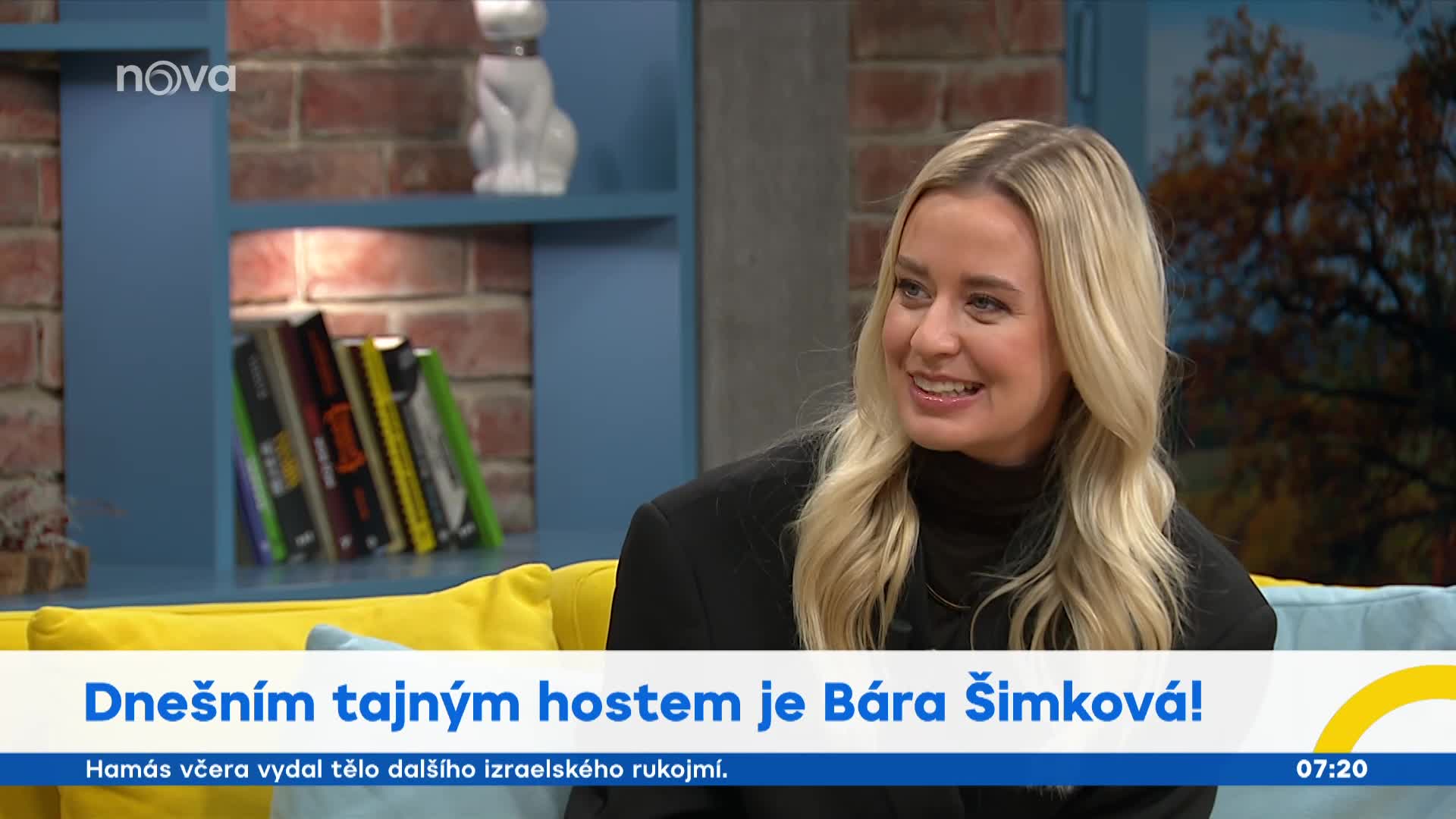 Bára Šimková překvapila moderátory Snídaně. Přišla jako tajný host