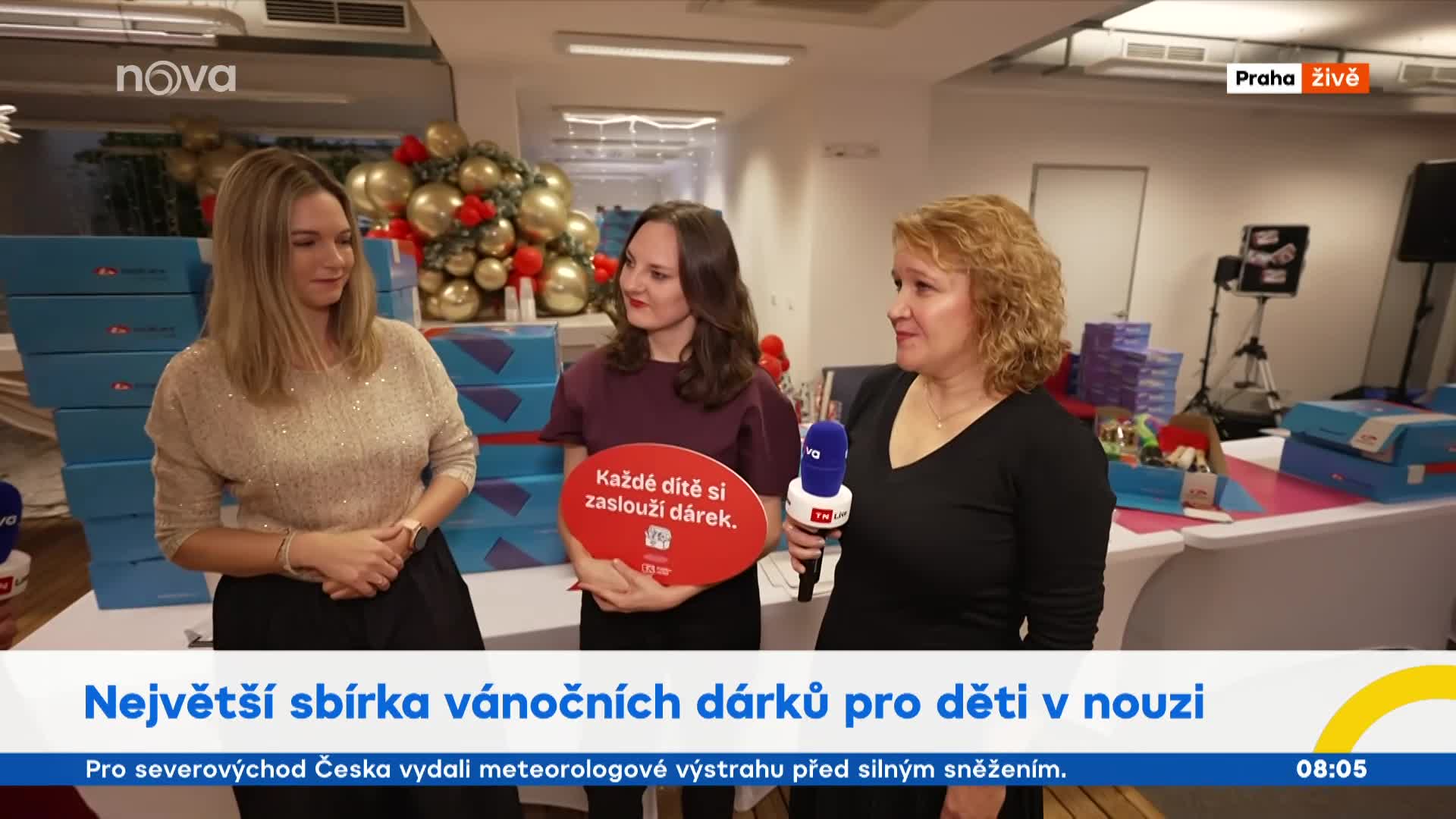 Kristina Kloubková představila Krabici od bot. TV Nova pomáhá dětem v nouzi