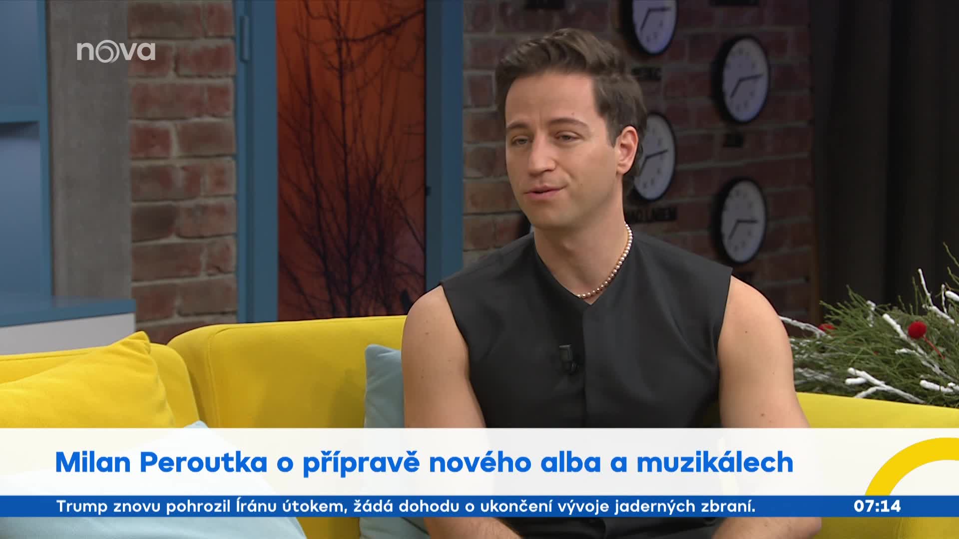 Peroutka objasnil seznámení s manželem: Nebylo to na Nově