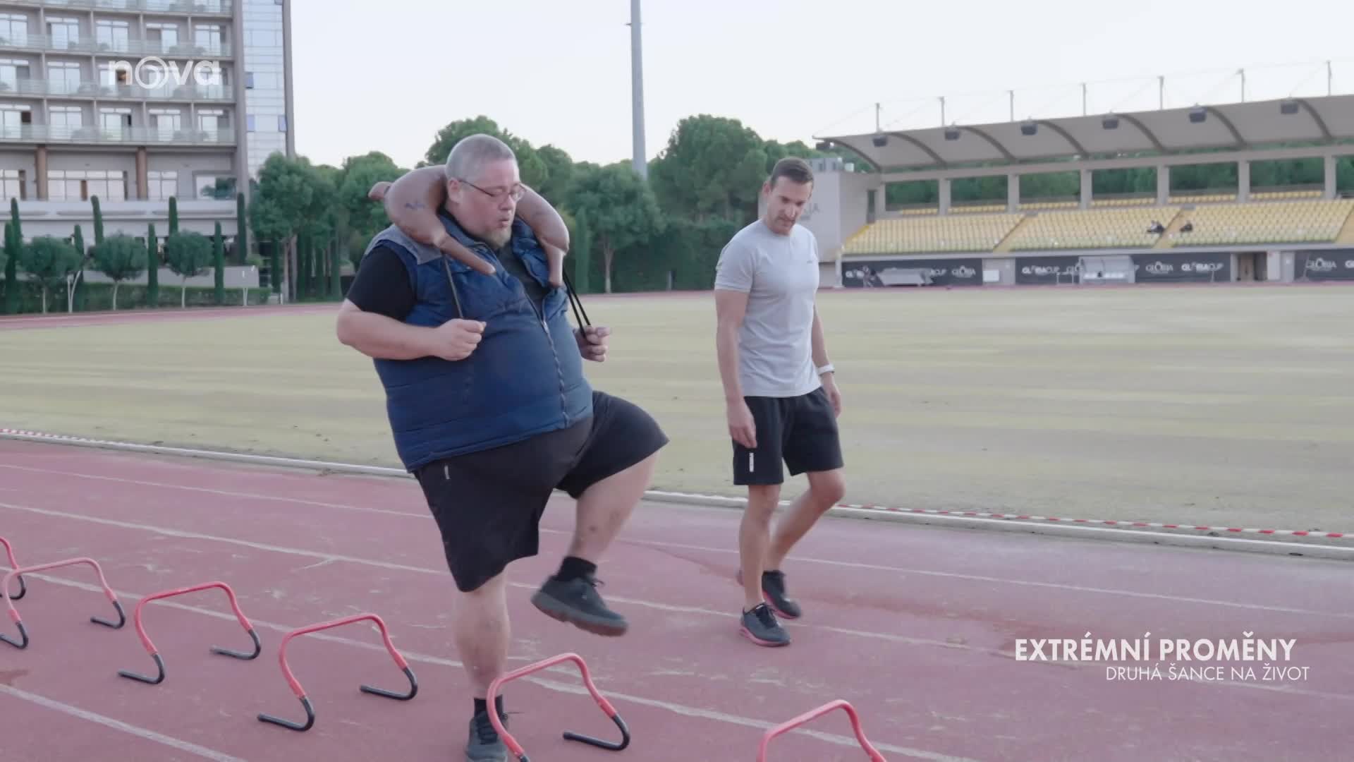 Honzův první trénink v Proměnách: Martin ho musel držet za ruku