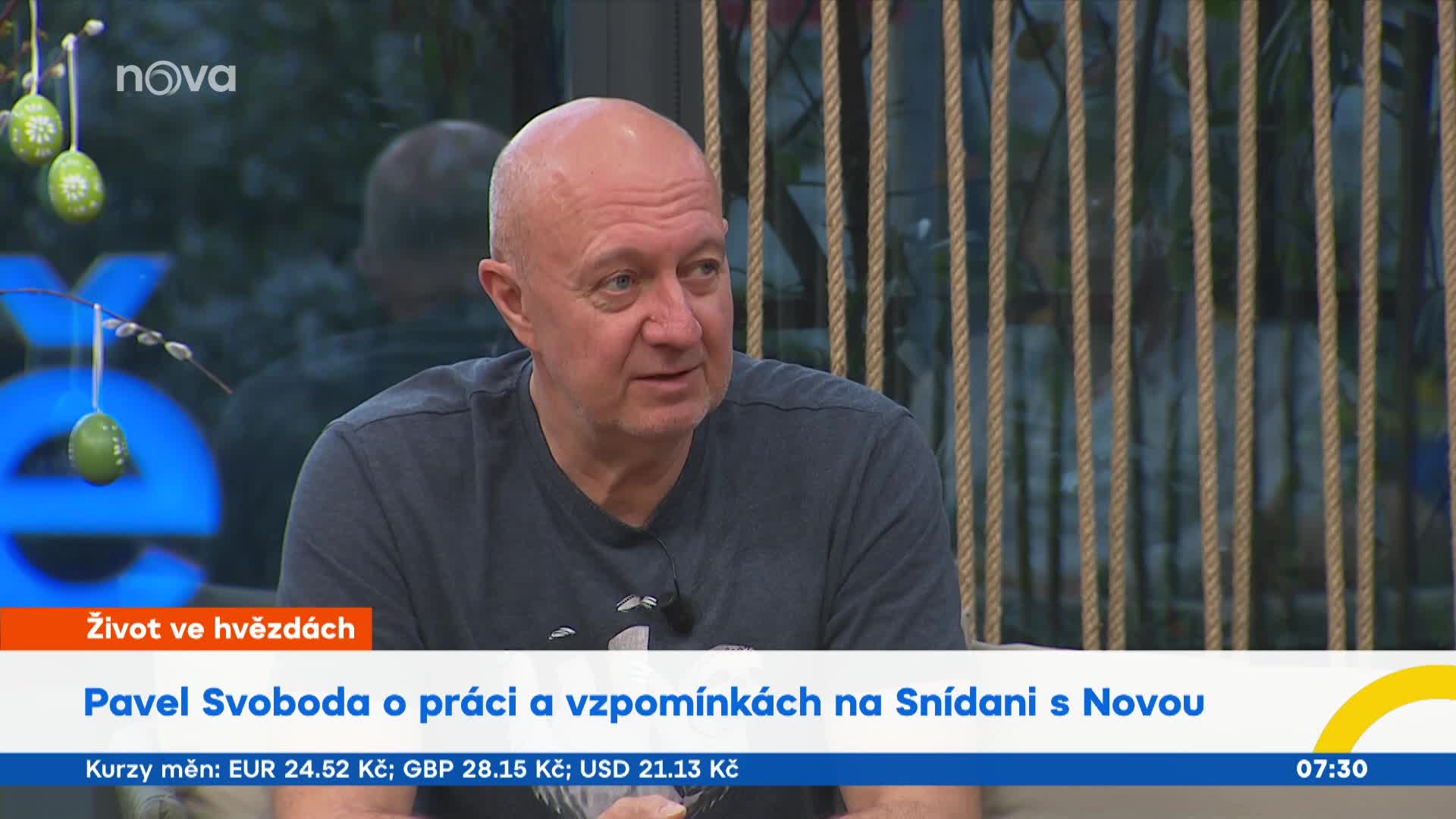 Pavel Svoboda opět ve Snídani: Vstávání mi nikdy nedělalo dobře
