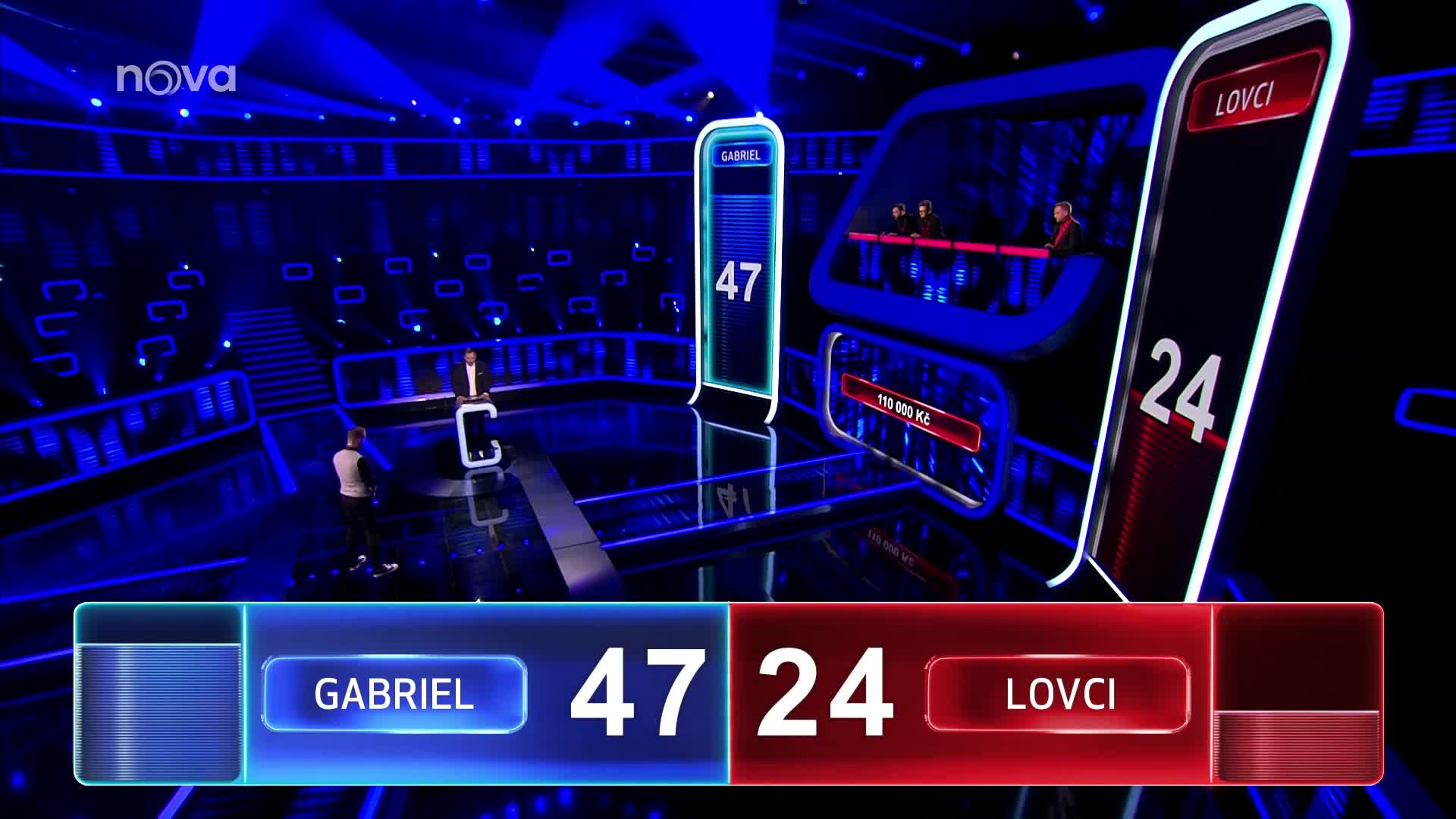 Gabriel v Superlovu exceloval. Proti lovcům měl obrovský náskok
